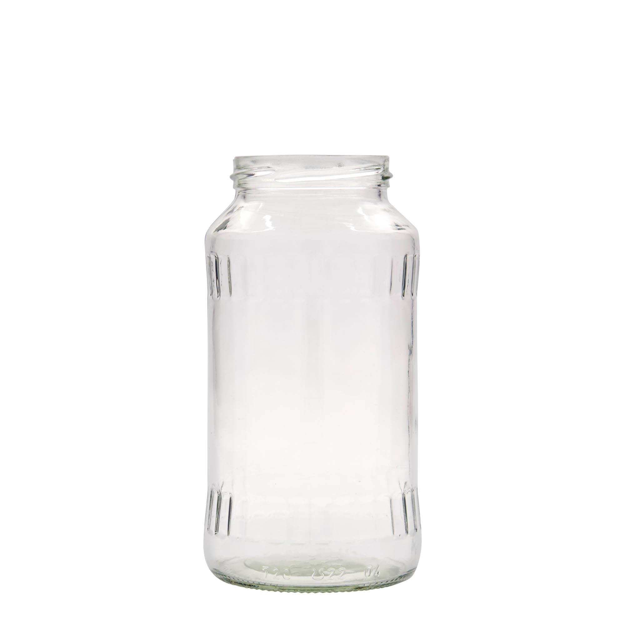 Bocal à facettes 720 ml, bouchage: Twist-Off (TO 66)