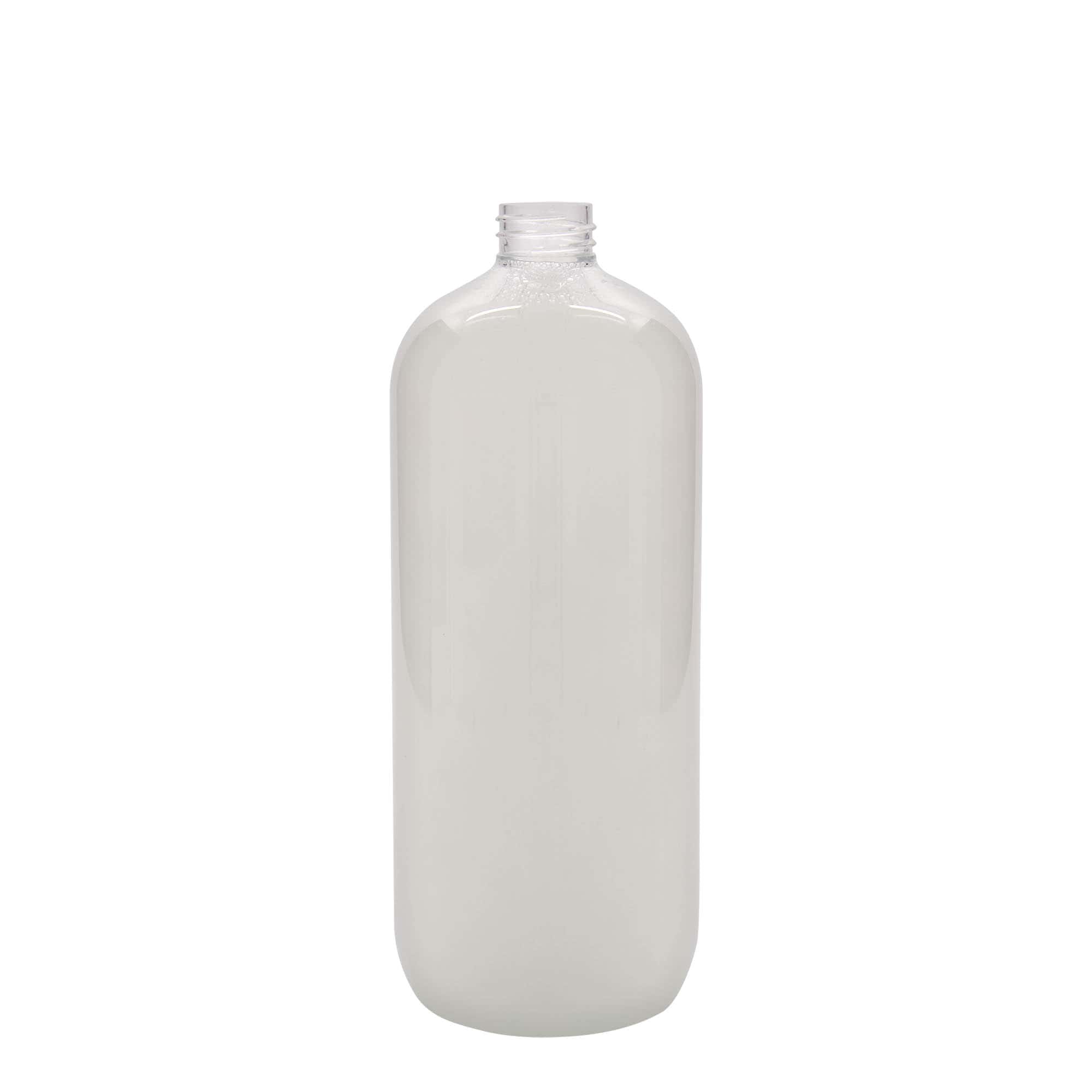 Bouteille en PET 1 000 ml 'Boston', plastique, bouchage: GPI 28/410
