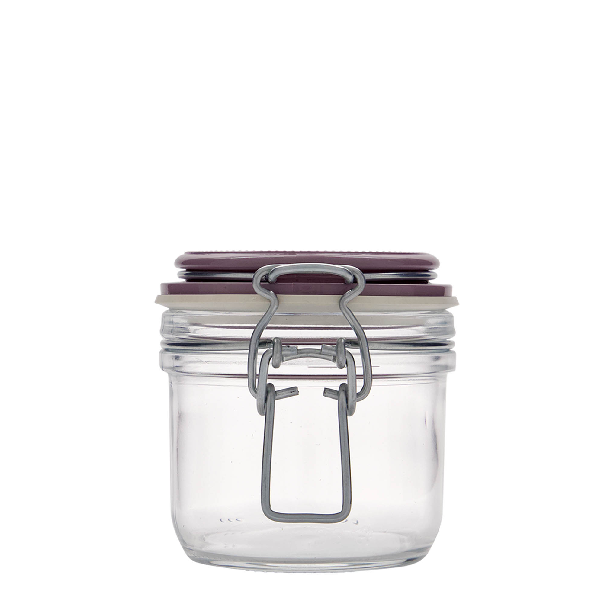 Bocal à fermeture mécanique 200 ml « Fido », violet, bouchage: bouchon mécanique