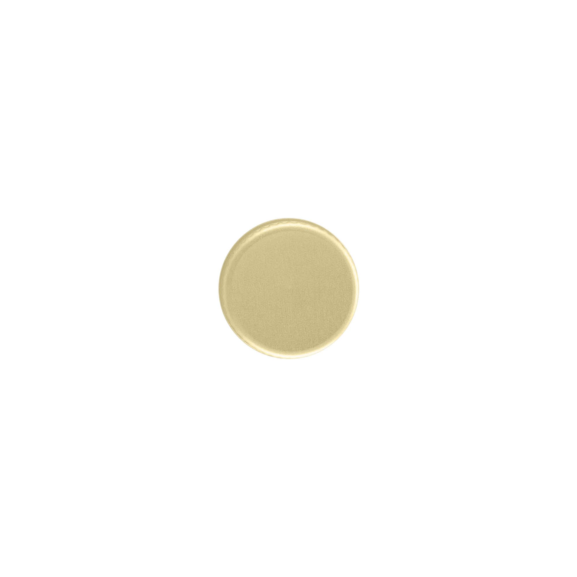 Schroefsluiting, metaal, goud, voor monding: PP 18 Schroefsluiting, metaal, goud, voor monding: PP 18