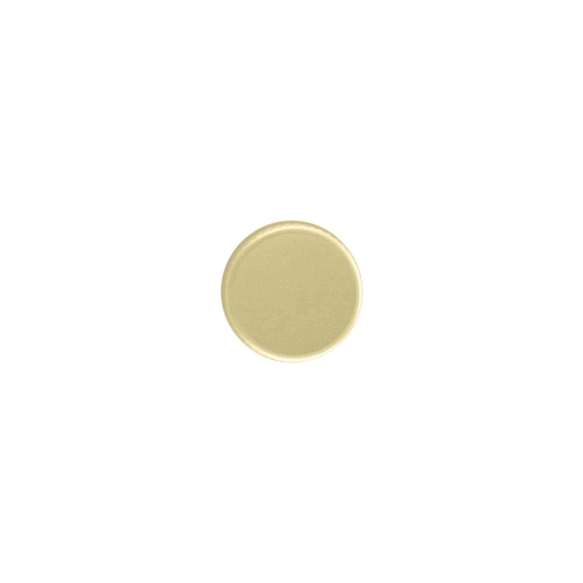 Schroefsluiting, metaal, goud, voor monding: PP 18 Schroefsluiting, metaal, goud, voor monding: PP 18