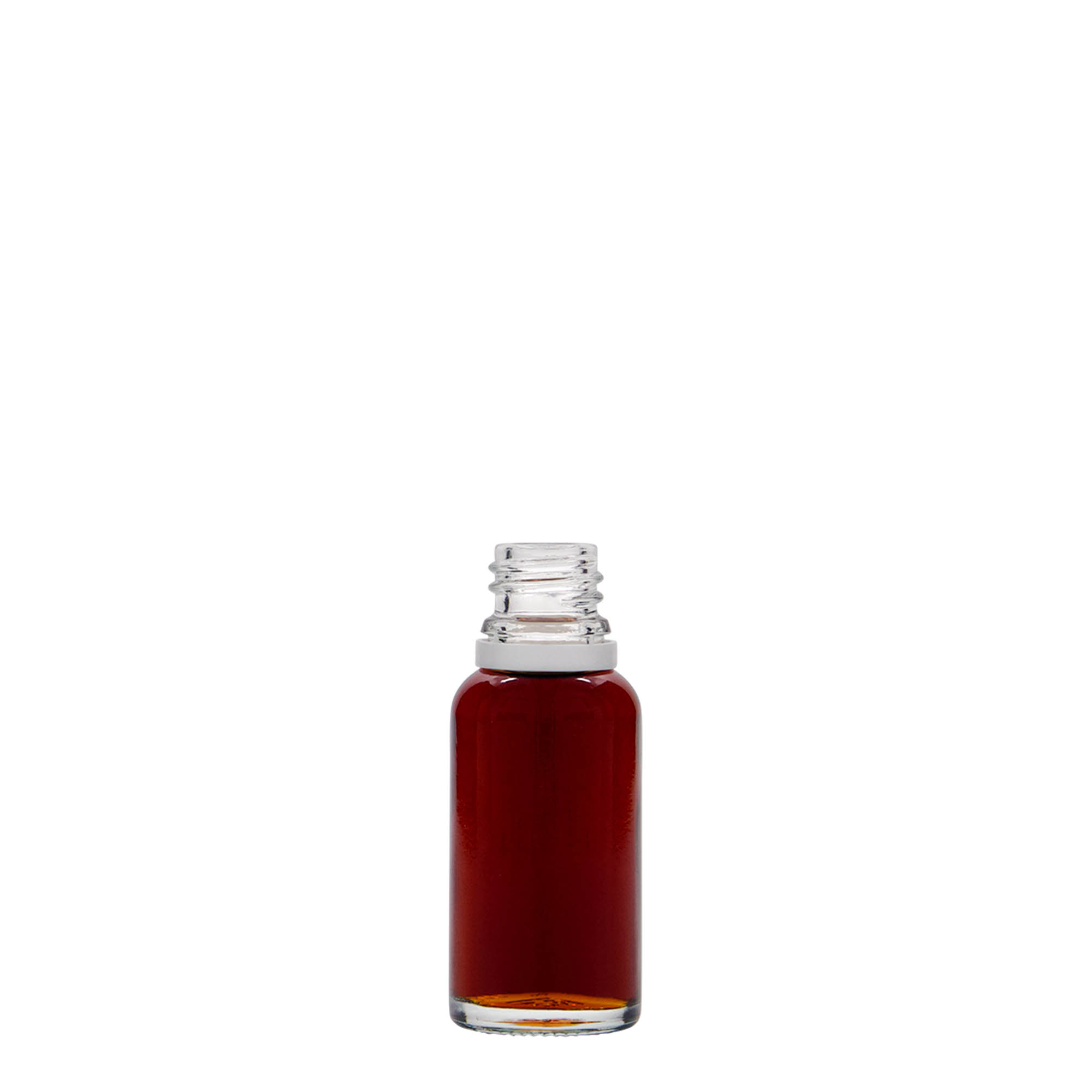 Flacon pharmaceutique 20 ml, verre, bouchage: DIN 18 Flacon pharmaceutique 20 ml, verre, bouchage: DIN 18