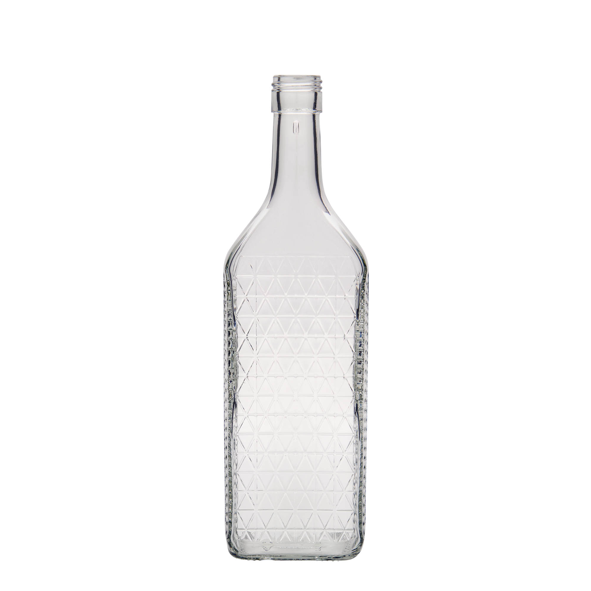 Bouteille en verre 700 ml « Caruso », rectangulaire, bouchage: PP 31,5