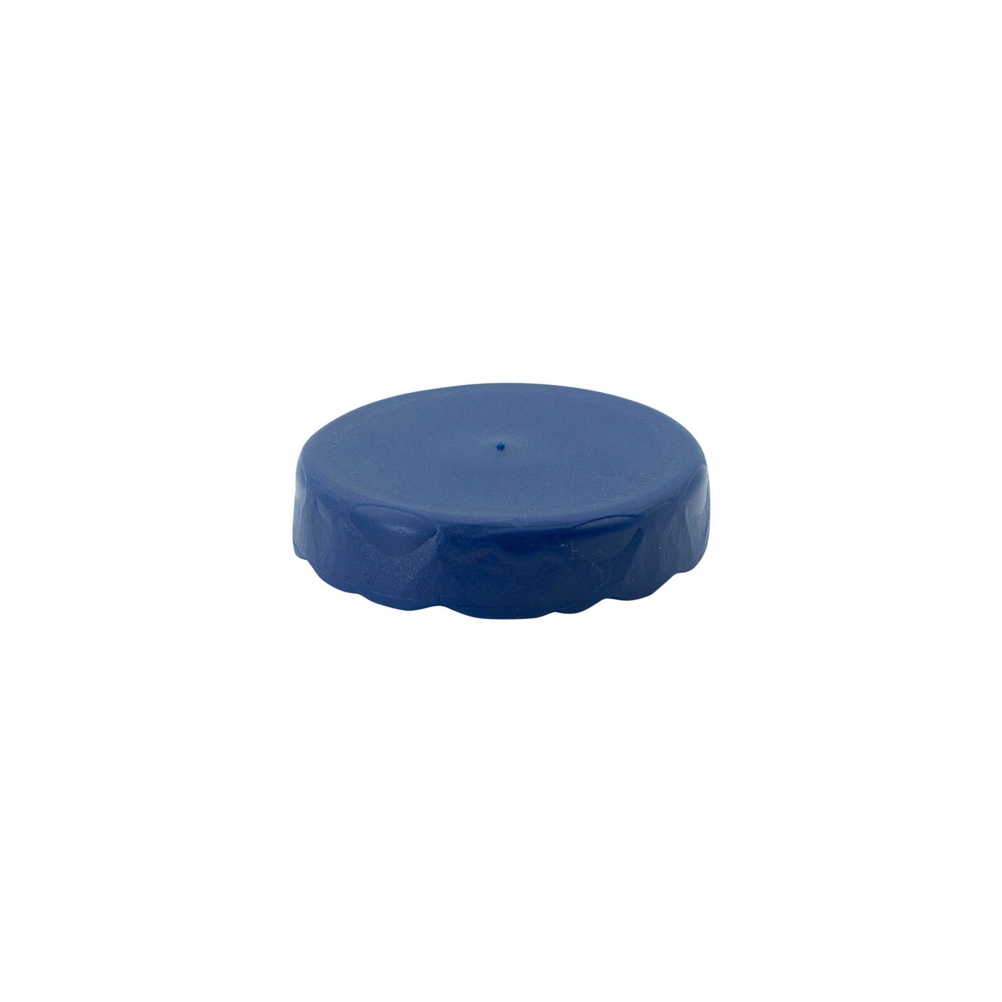 Stulpdeksel voor keramische pot met smalle hals, HDPE-kunststof, blauw Stulpdeksel voor keramische pot met smalle hals, HDPE-kunststof, blauw