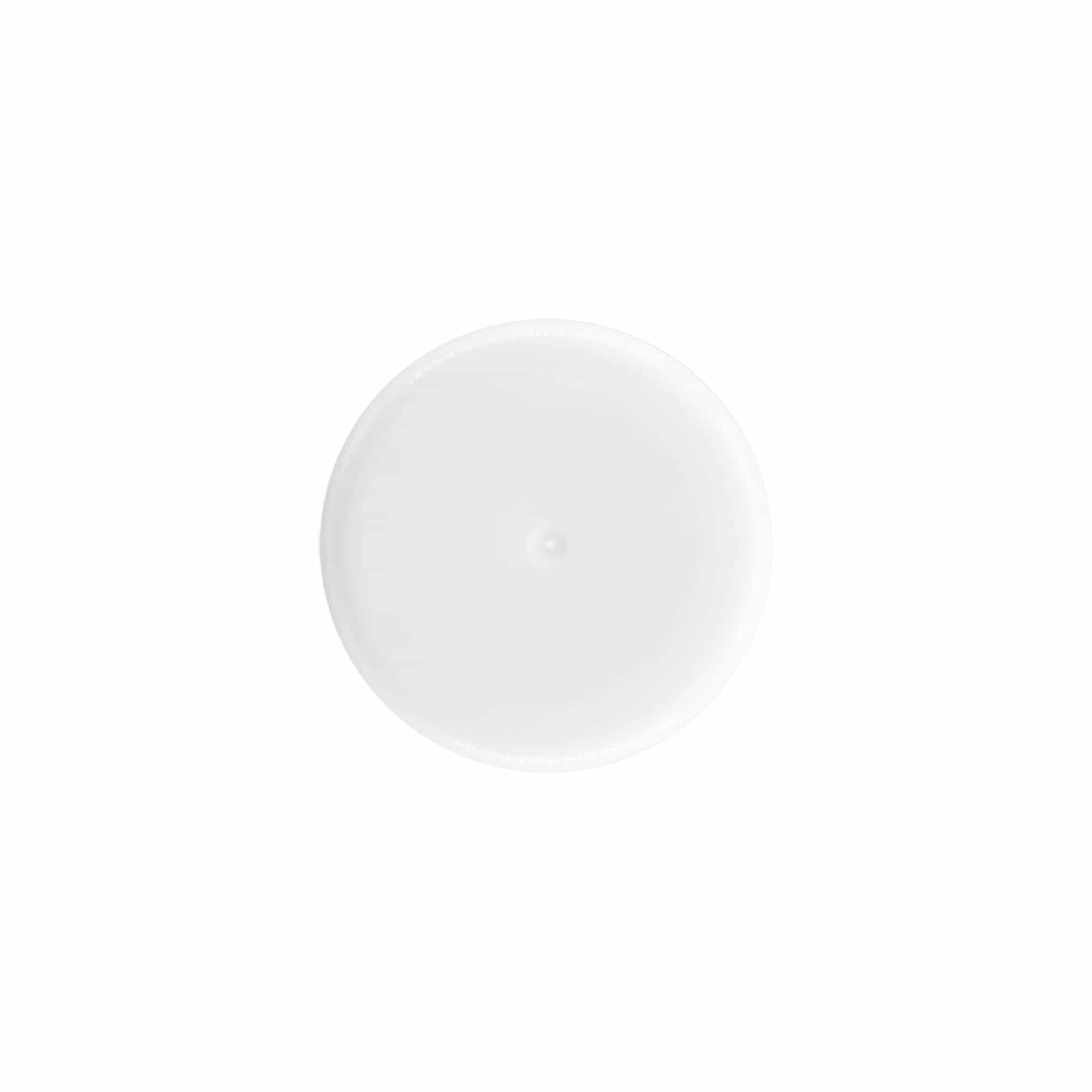 Capuchon pour flacon Roll-on 50 ml, plastique PP, blanc, pour bouchage: Bougage à vis