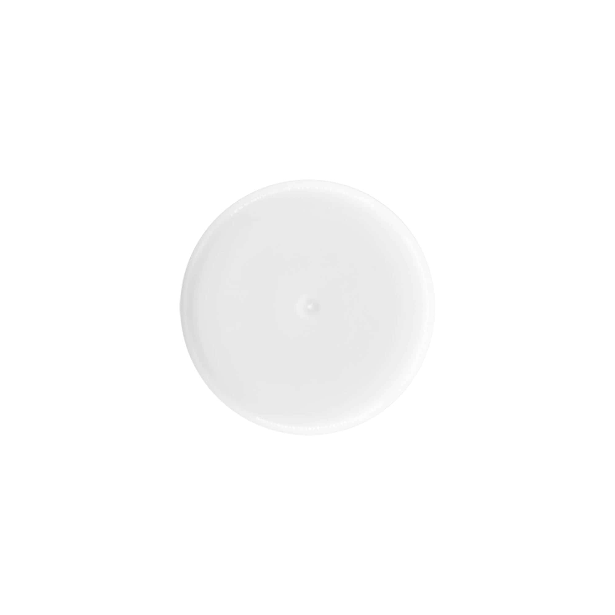 Dop voor rollerflesje 50 ml, PP-kunststof, wit, voor monding: schroefsluiting