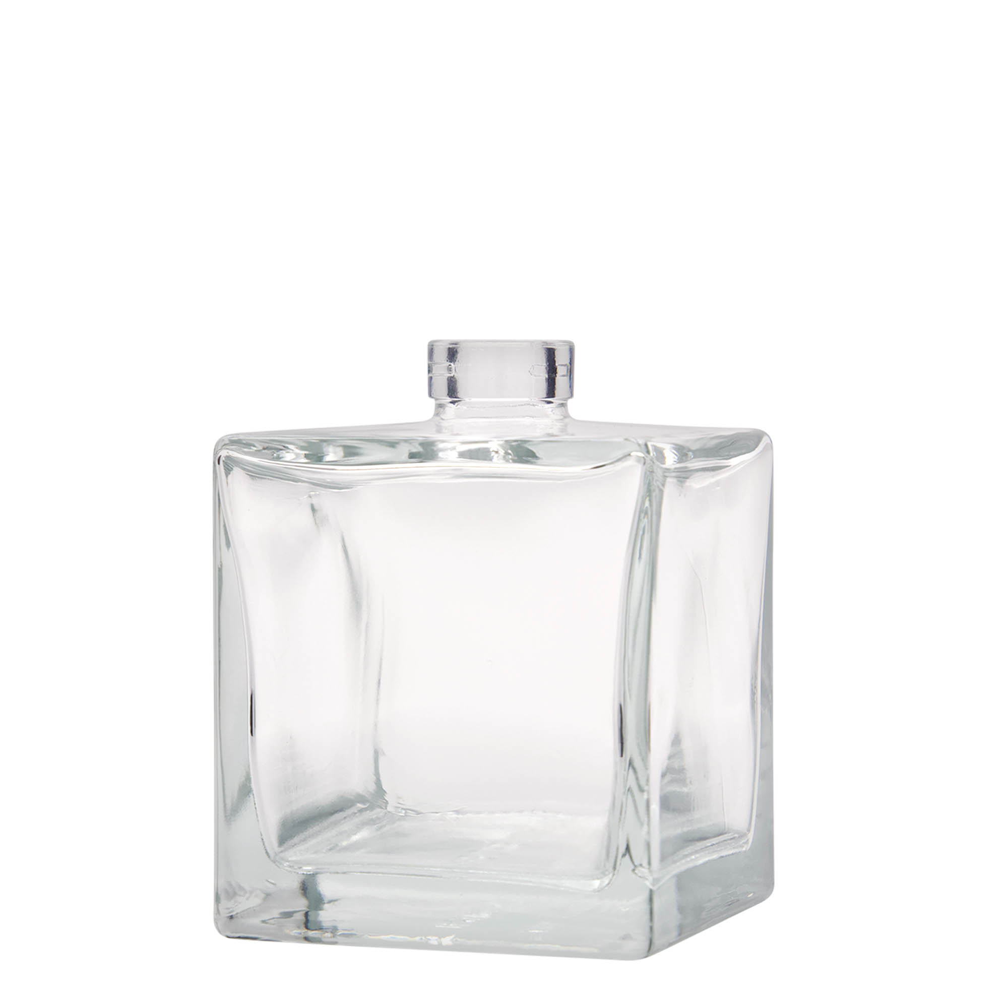 Bouteille en verre 500 ml 'Cube', carrée, bouchage: bouchon Bouteille en verre 500 ml 'Cube', carrée, bouchage: bouchon