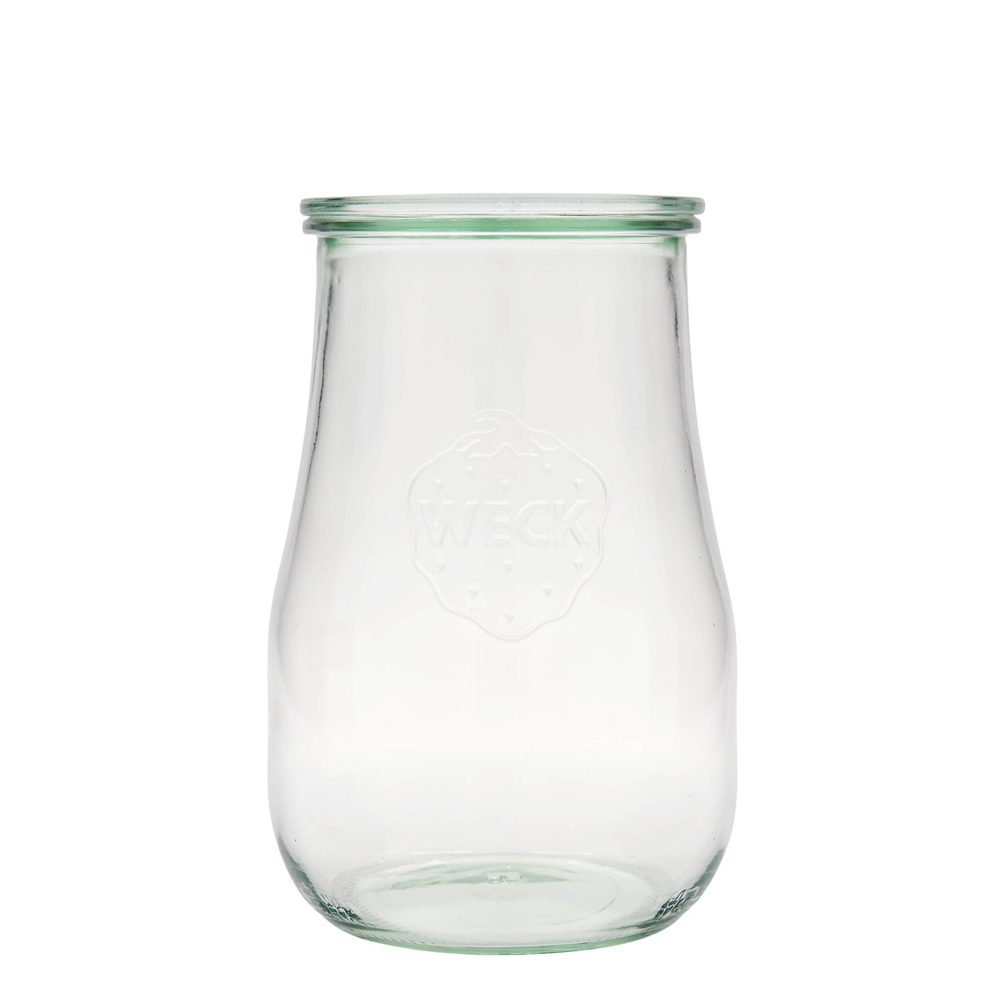 4x 1750 ml WECK-tulpenpot met glazen deksel RR 100