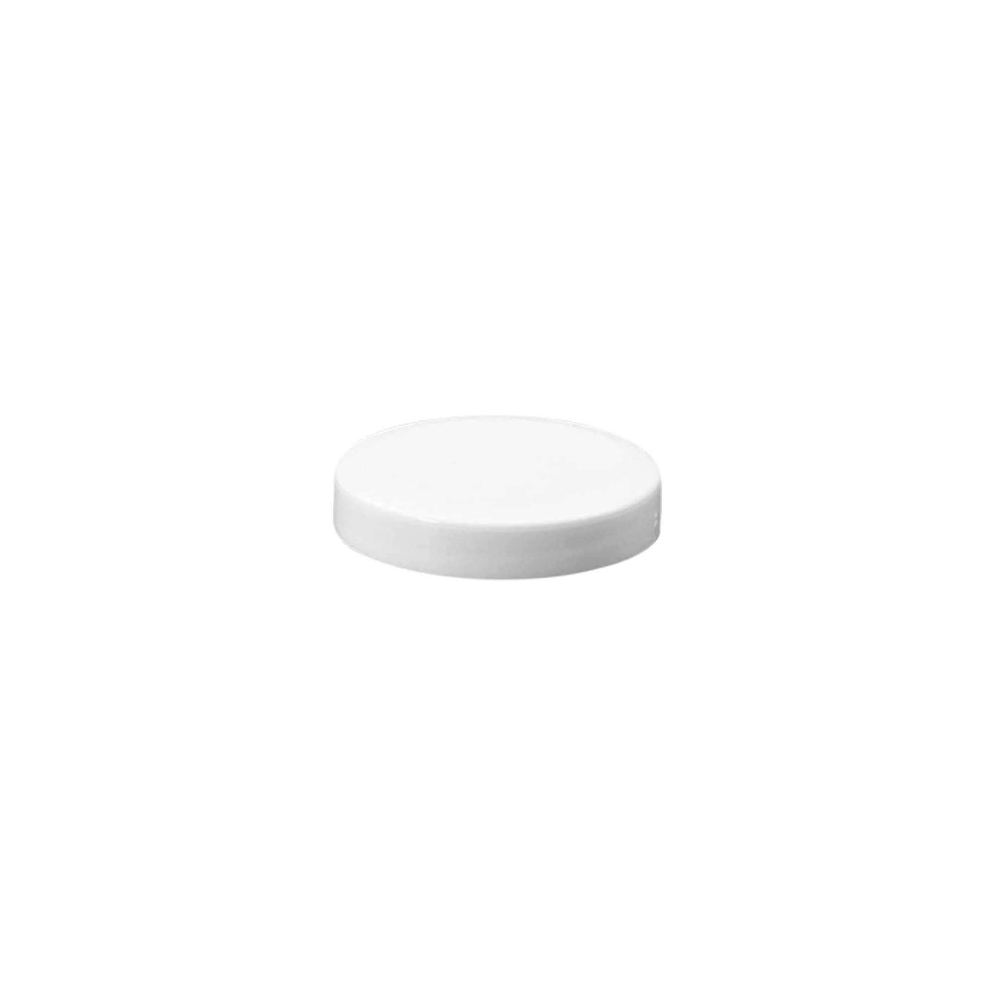 Schroefsluiting 'White Line', 6 ml, PP-kunststof, wit Schroefsluiting 'White Line', 6 ml, PP-kunststof, wit