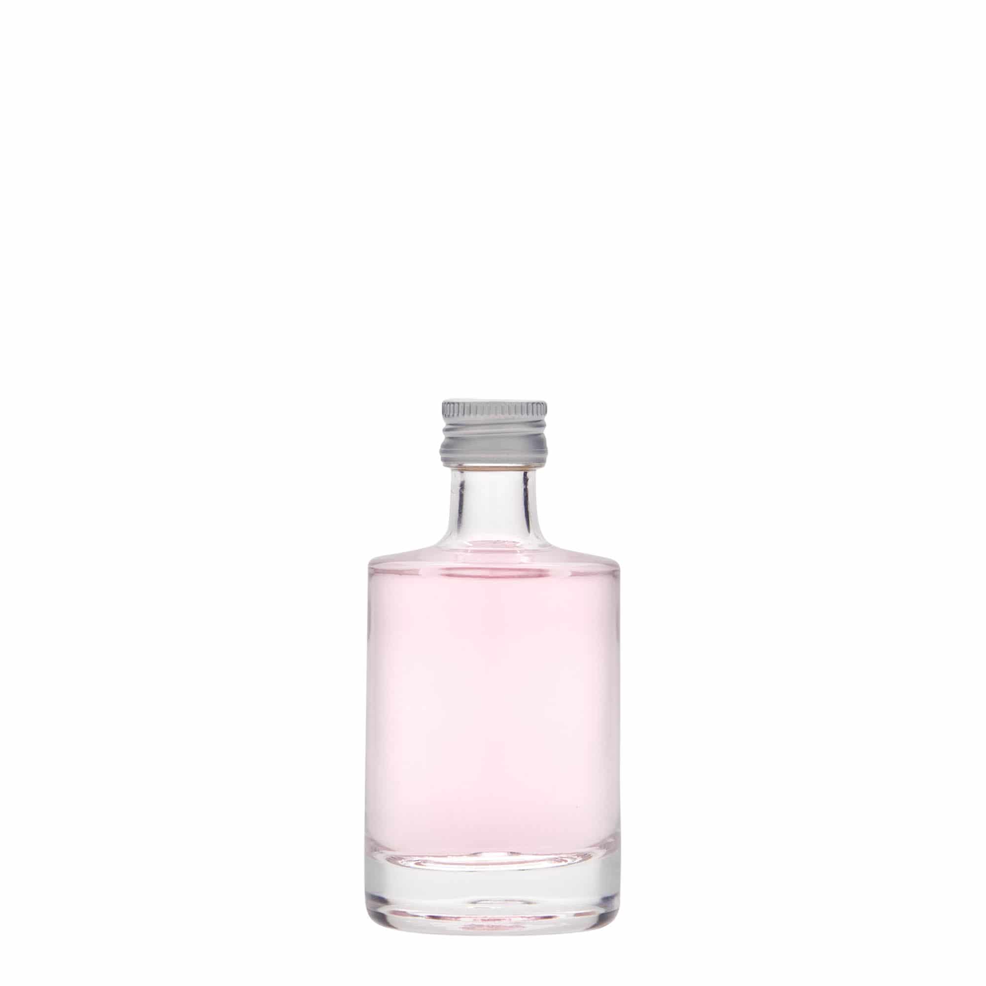 Bouteille en verre 50 ml 'Aventura', bouchage: PP 18