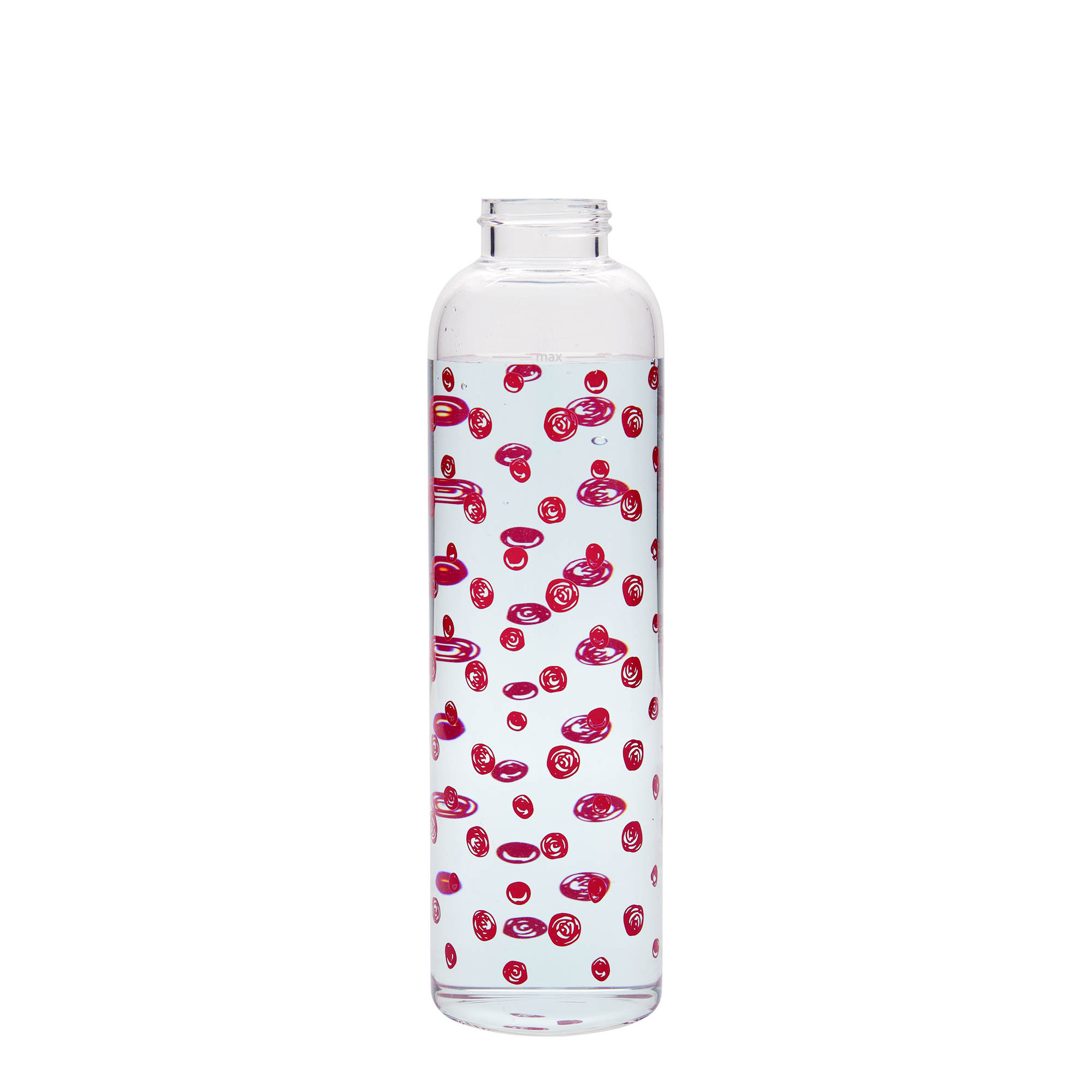 Gourde 500 ml 'Perseus', motif : points rouges, bouchage: Bougage à vis Gourde 500 ml 'Perseus', motif : points rouges, bouchage: Bougage à vis