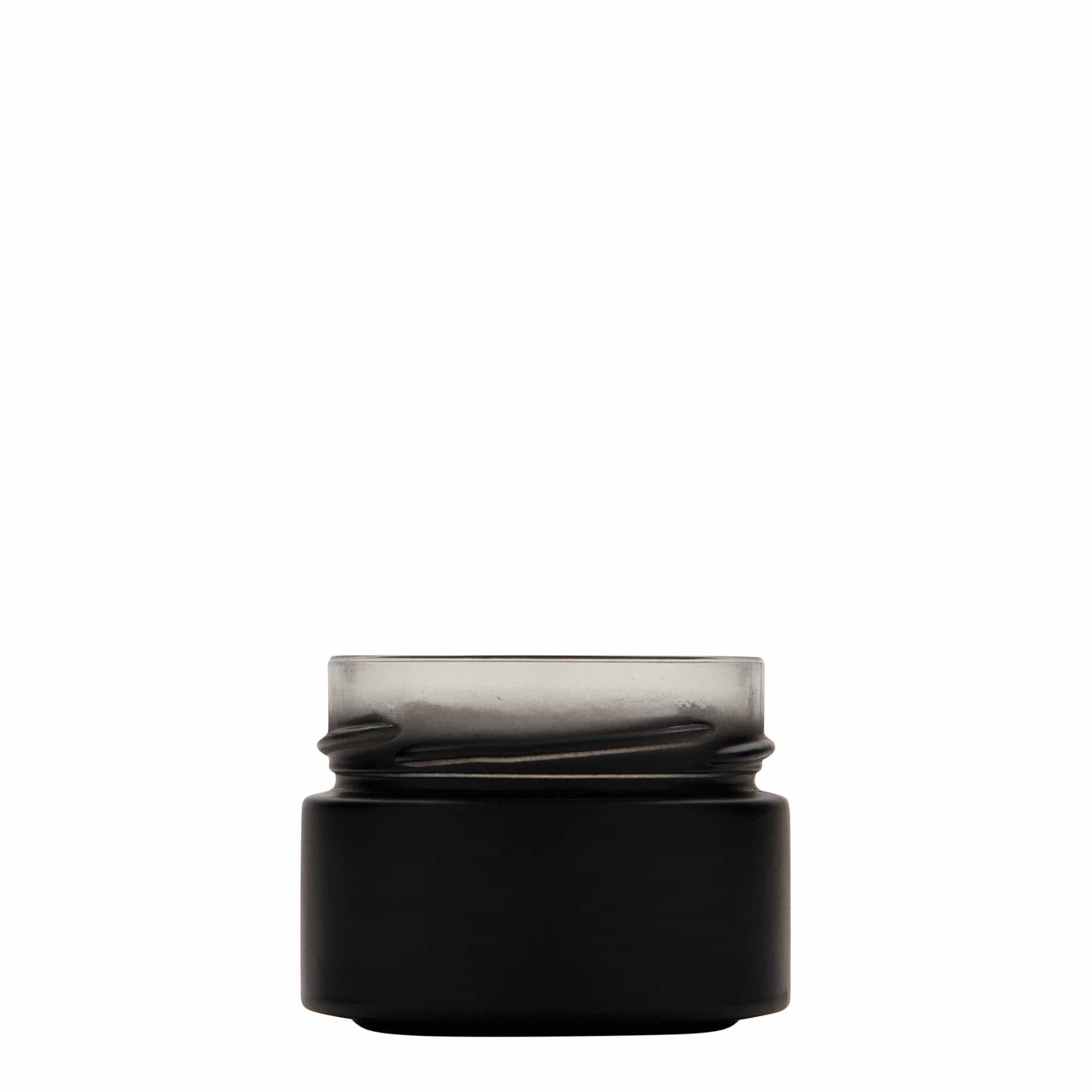 Bocal cylindrinque 130 ml « Aurora », noir, bouchage: Deep-Twist-Off (DTO 66)
