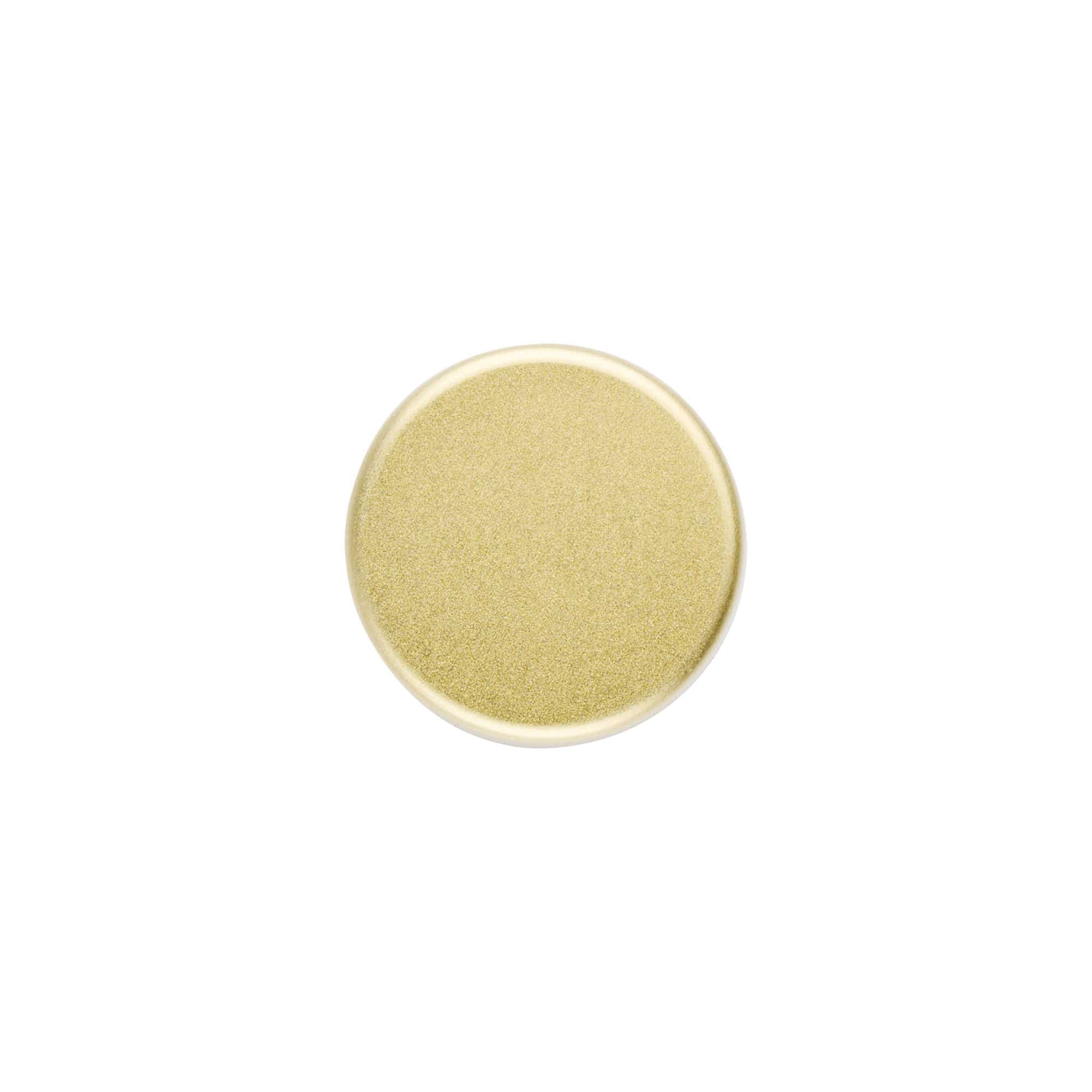 Schroefdop, metaal, zilver, voor opening: GPI 28/400