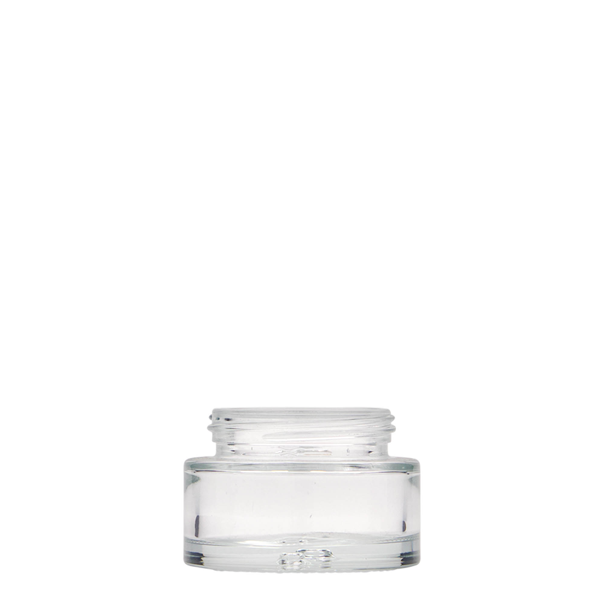 Potje 'Clear Edition', 30 ml, glas, monding: schroefsluiting Potje 'Clear Edition', 30 ml, glas, monding: schroefsluiting