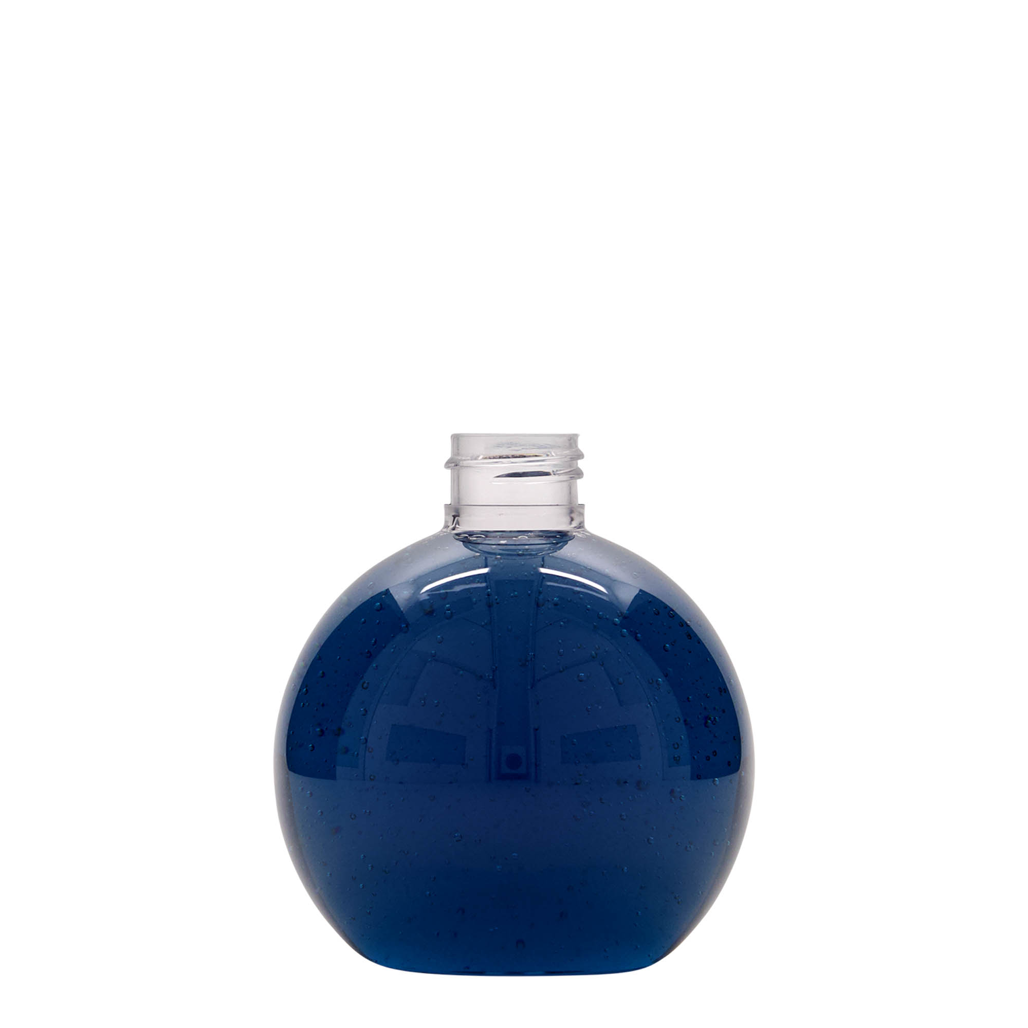Petfles 'Perry', 250 ml, rond, kunststof, monding: 24/410