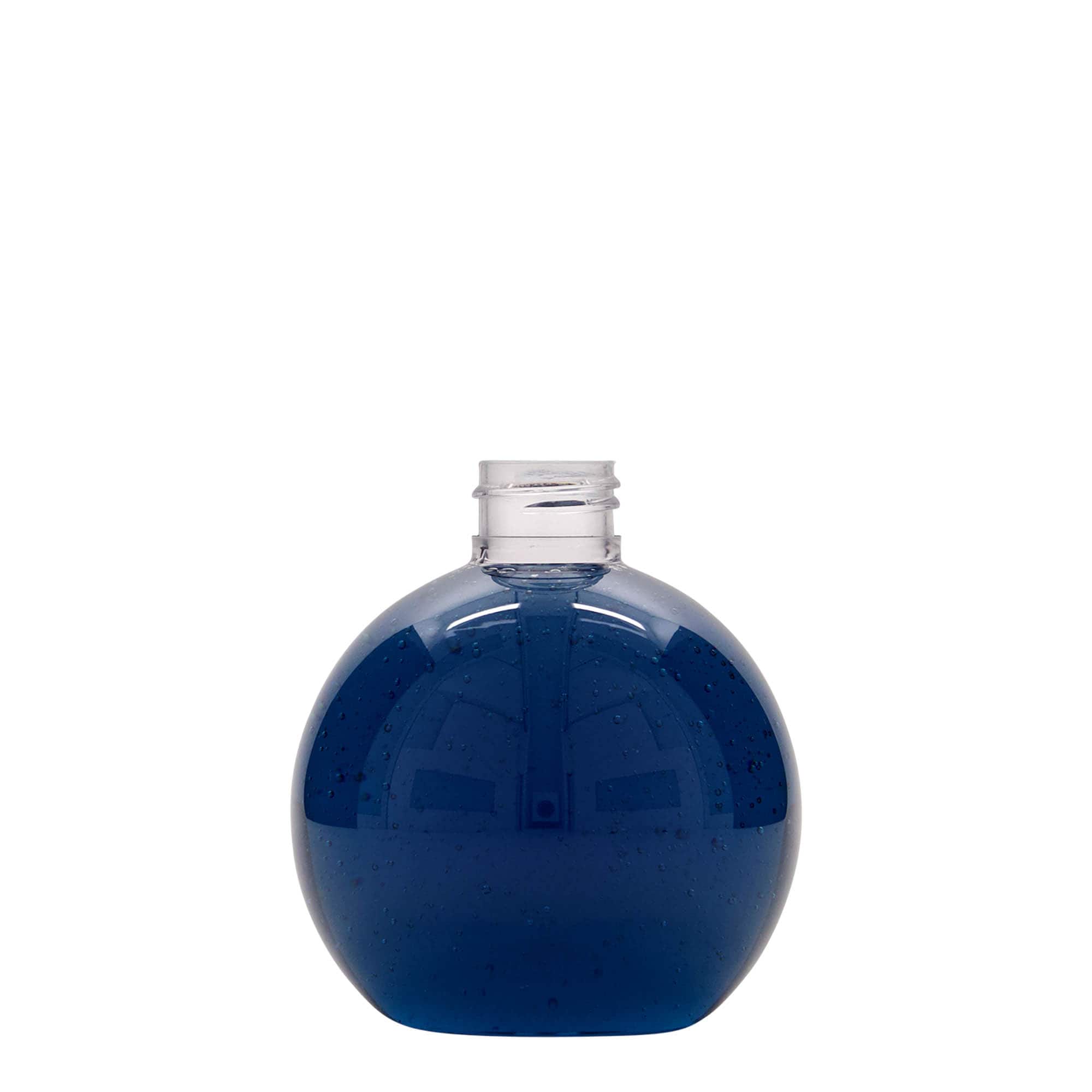 Petfles 'Perry', 250 ml, rond, kunststof, monding: 24/410