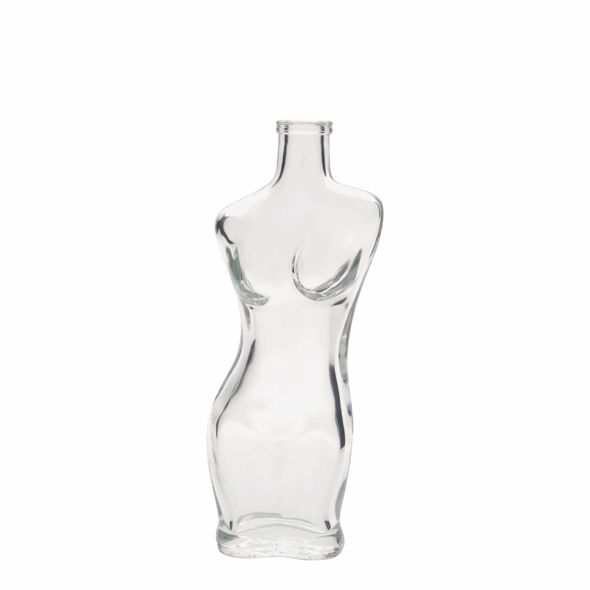 Glazen fles 'Eva', 200 ml, monding: kurk