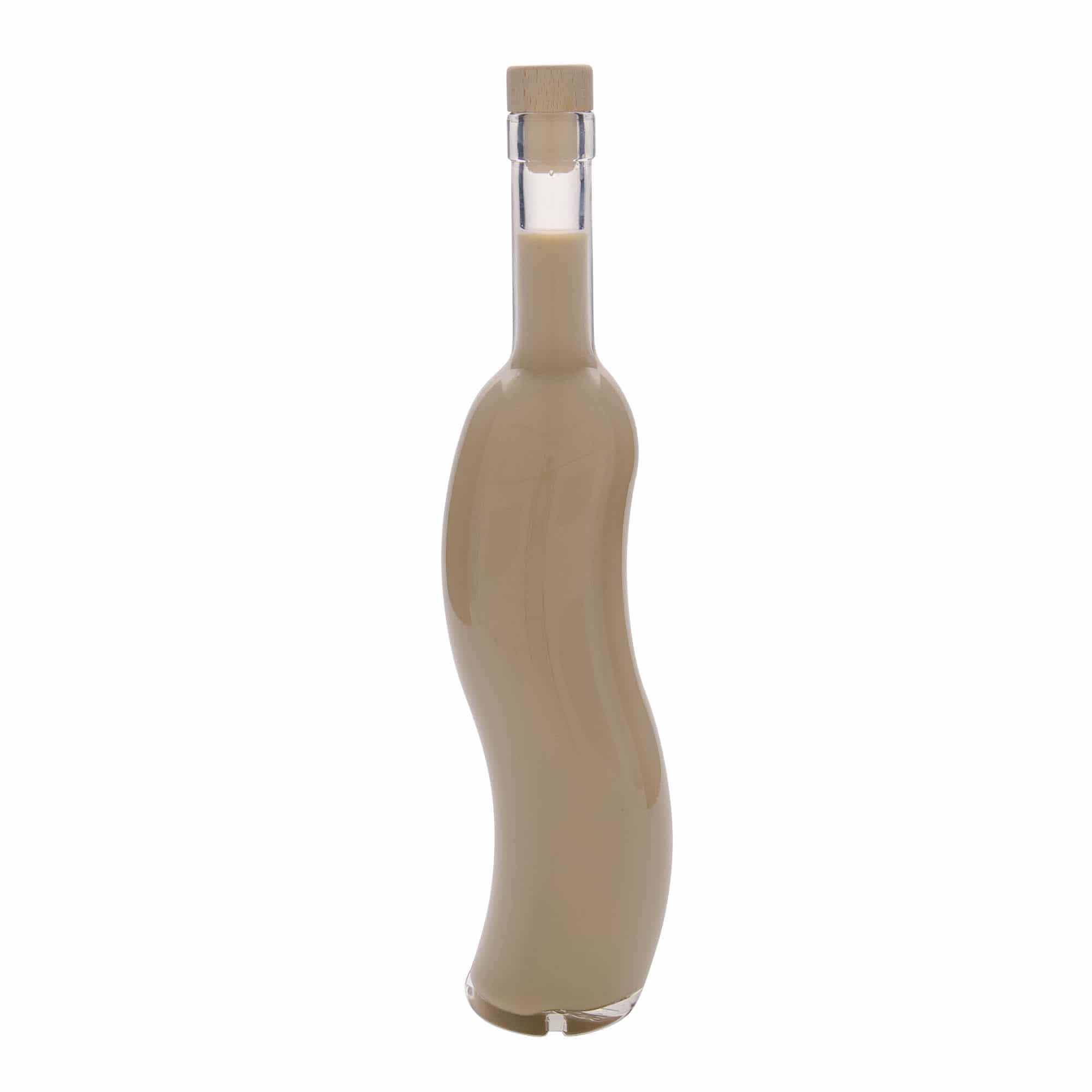 Bouteille en verre 500 ml 'La-Ola', semi-ronde, bouchage: bouchon