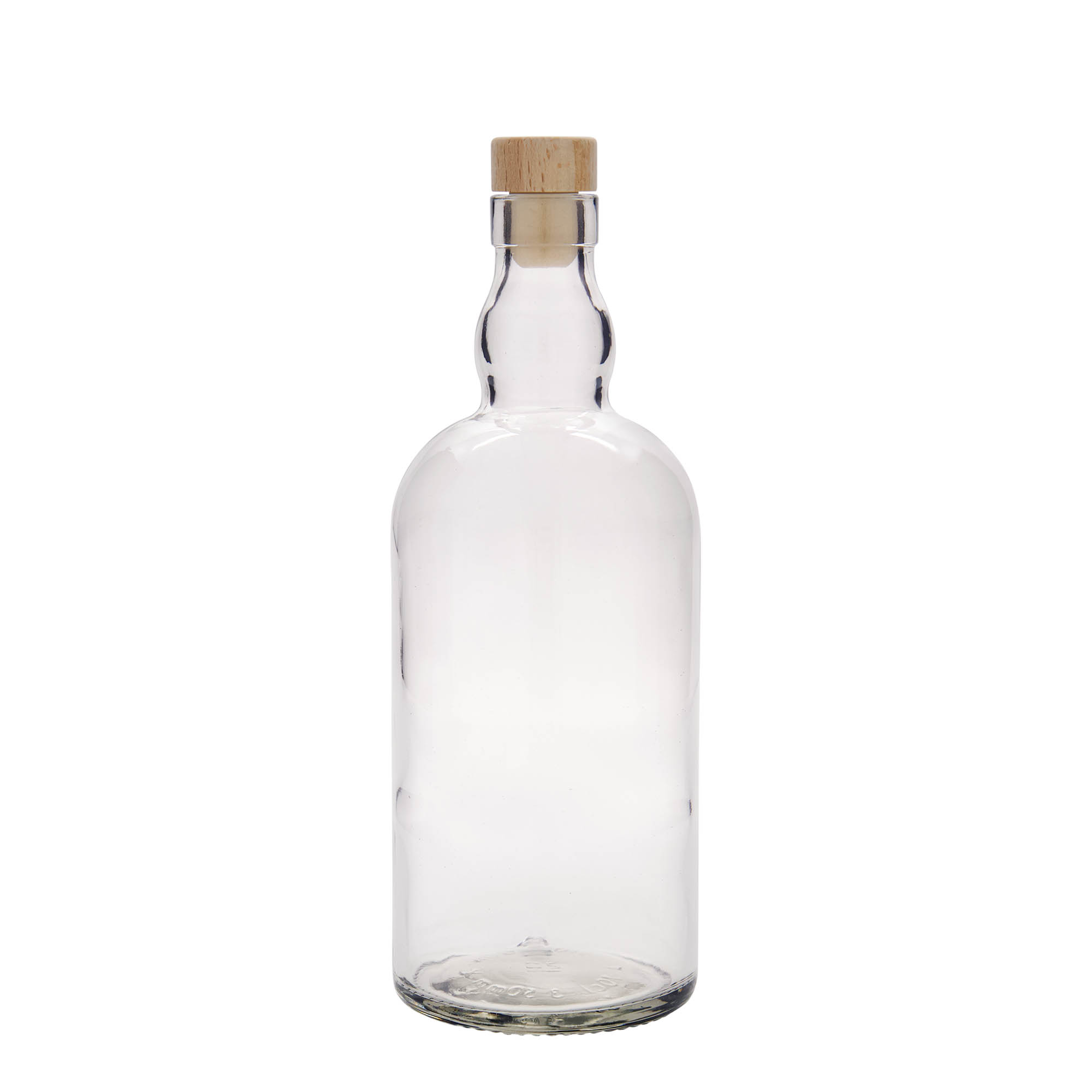 Glazen fles 'Aberdeen', 700 ml, monding: kurk Glazen fles 'Aberdeen', 700 ml, monding: kurk