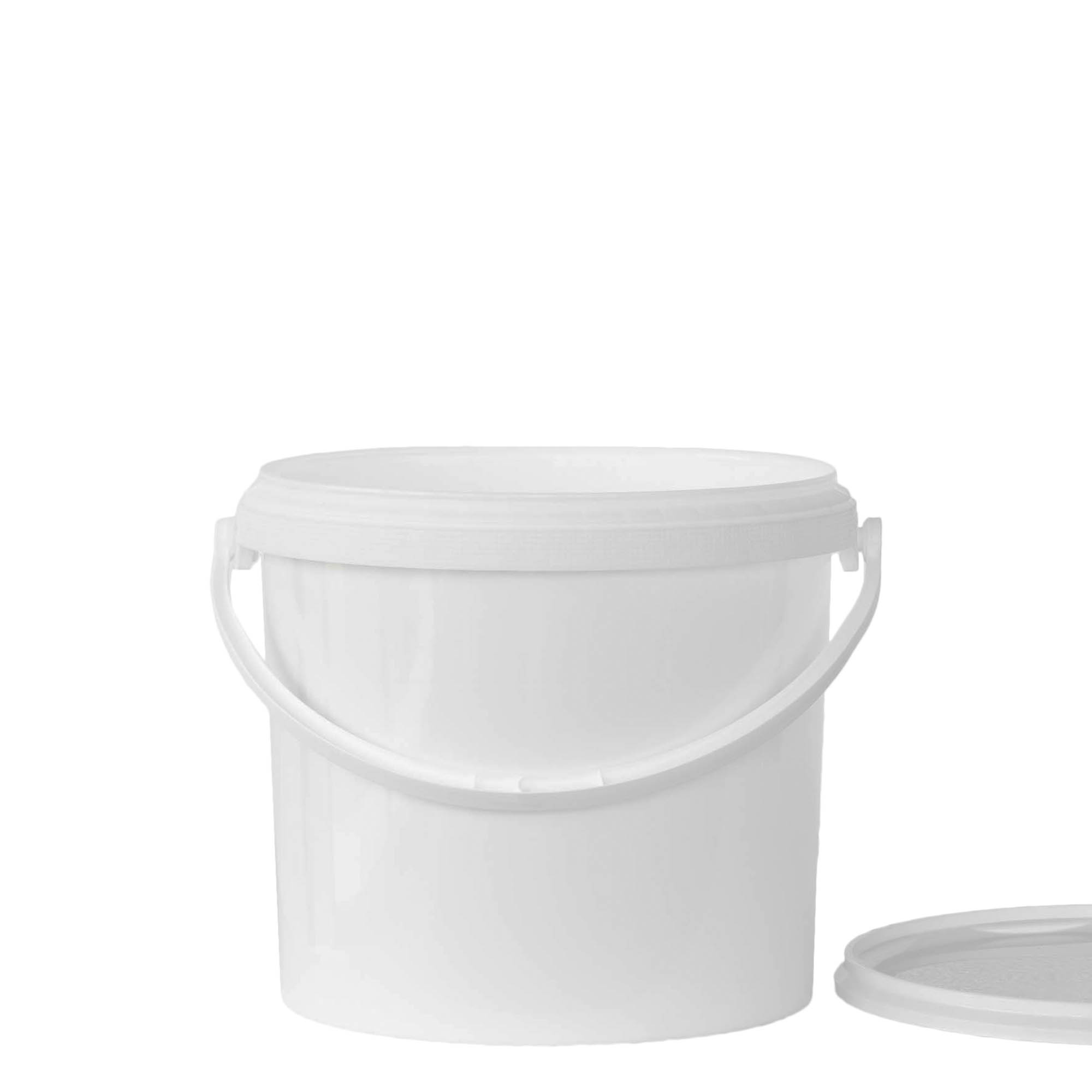 Emmer, 5 l, PP-kunststof, wit Emmer, 5 l, PP-kunststof, wit