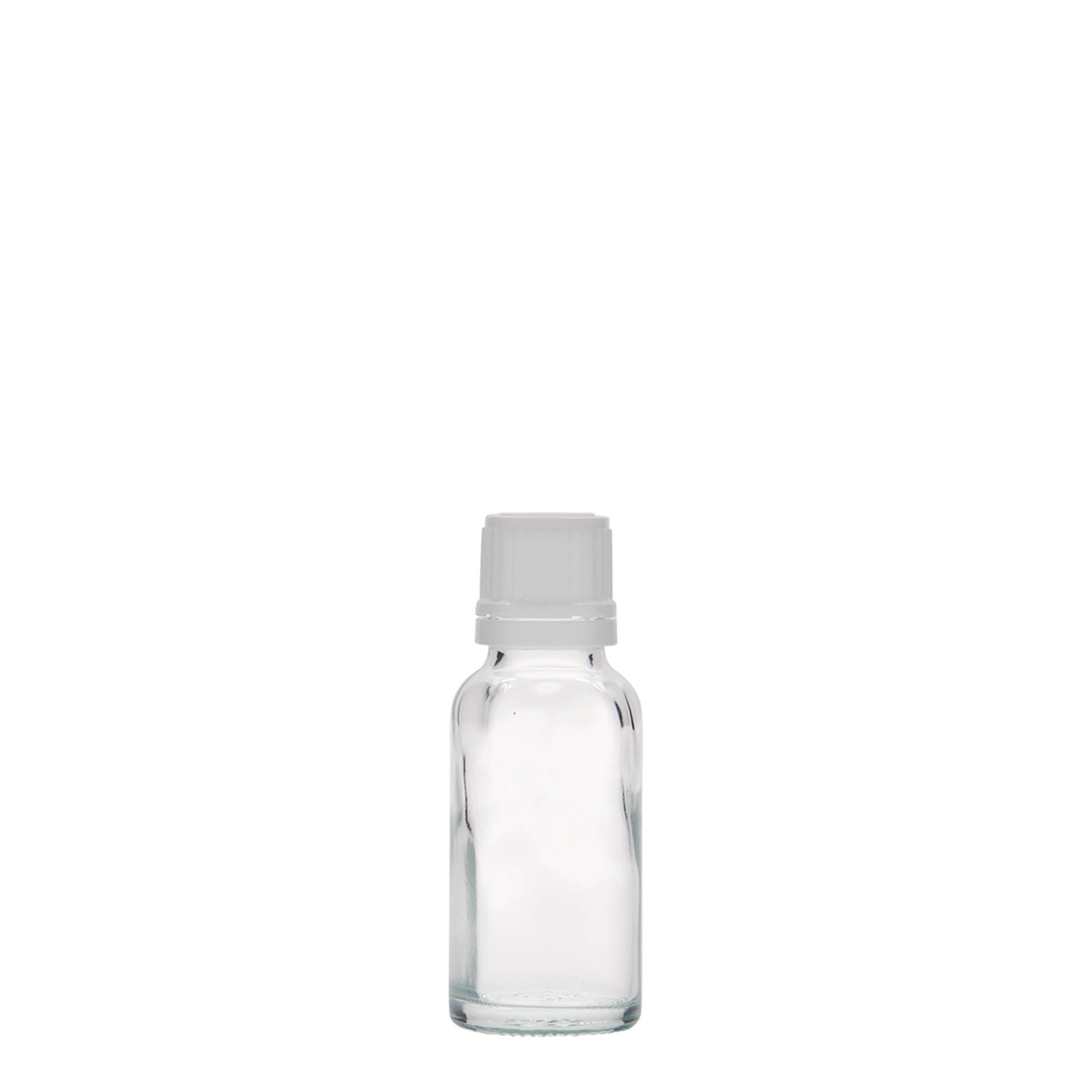 Flacon pharmaceutique 20 ml, verre, bouchage: DIN 18 Flacon pharmaceutique 20 ml, verre, bouchage: DIN 18