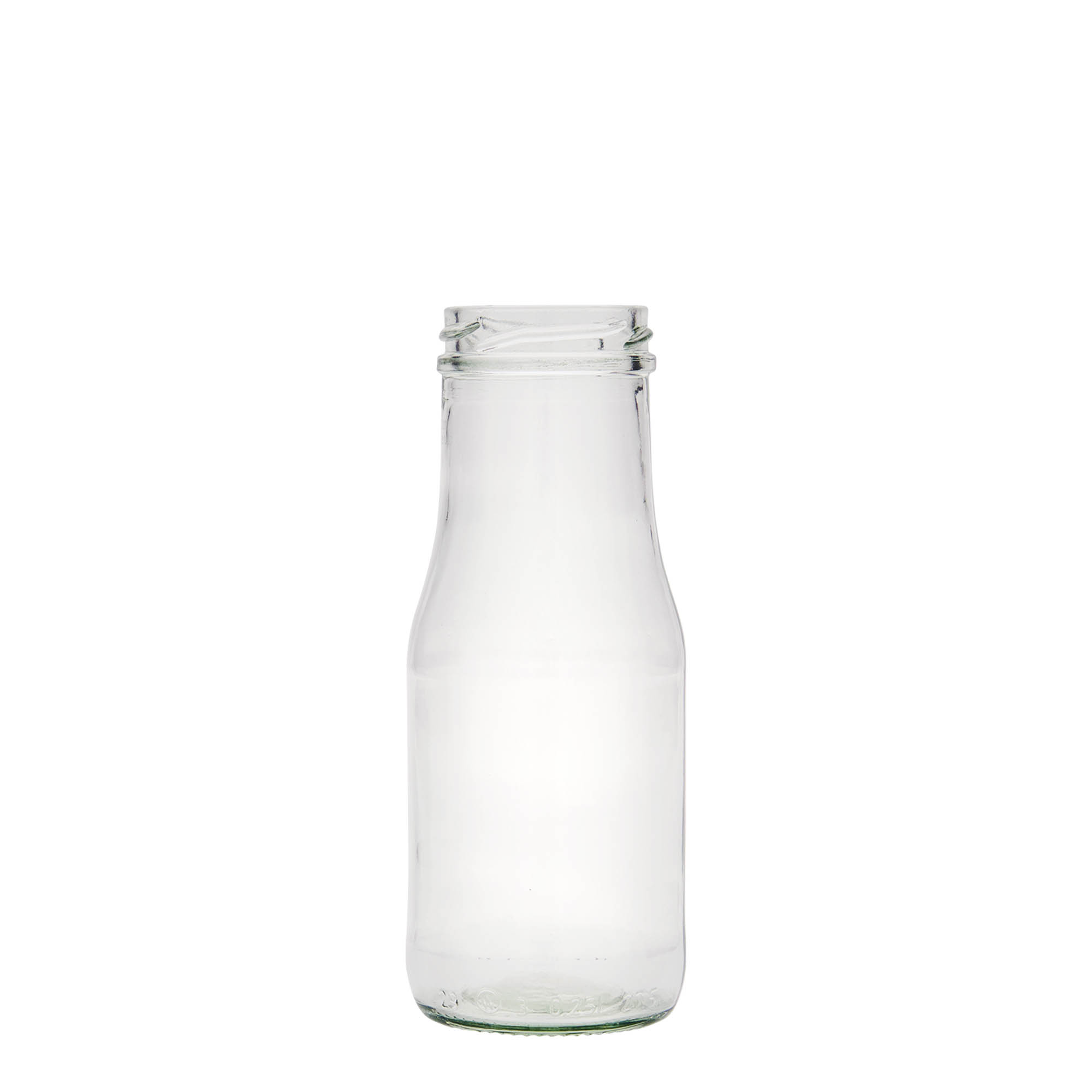Glazen fles Susann, 250 ml, monding: twist-off (TO 48) Glazen fles Susann, 250 ml, monding: twist-off (TO 48)