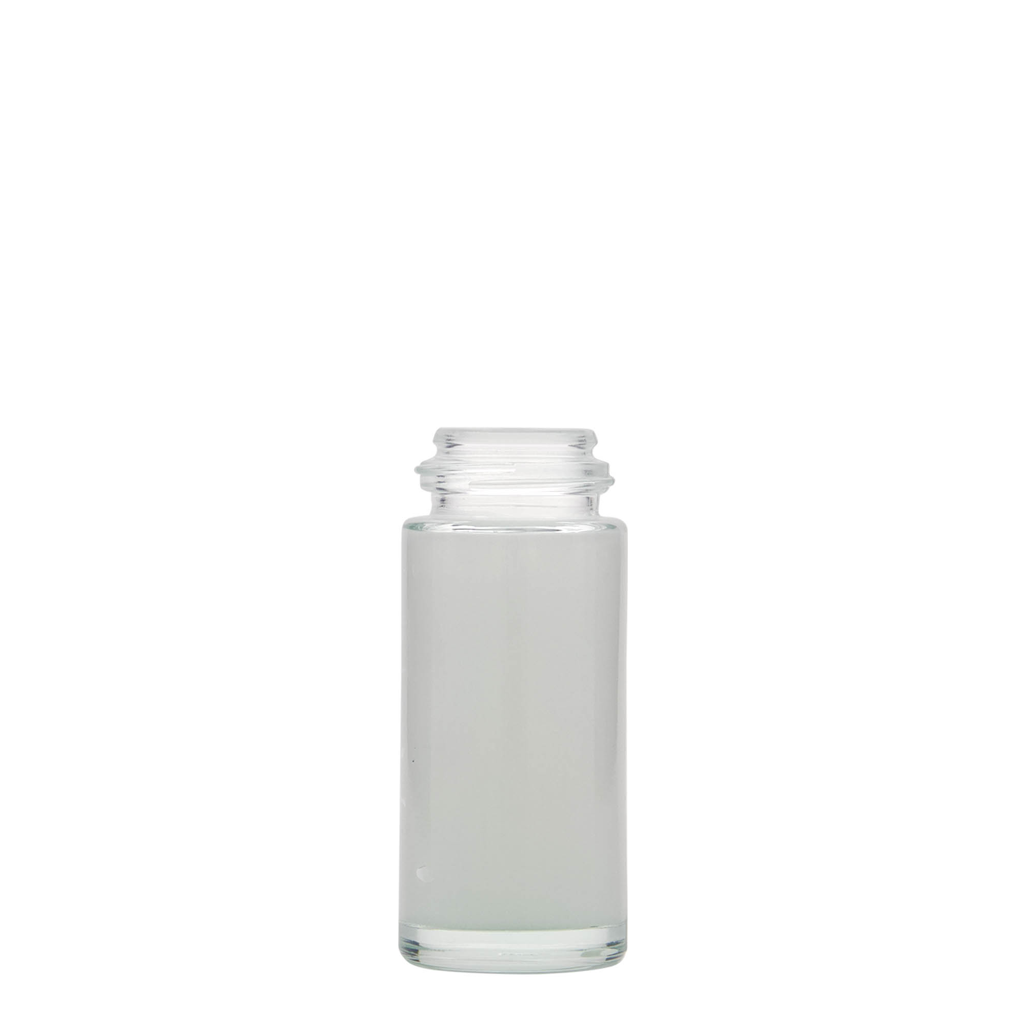 Rollerflesje, 50 ml, glas, monding: schroefsluiting Rollerflesje, 50 ml, glas, monding: schroefsluiting
