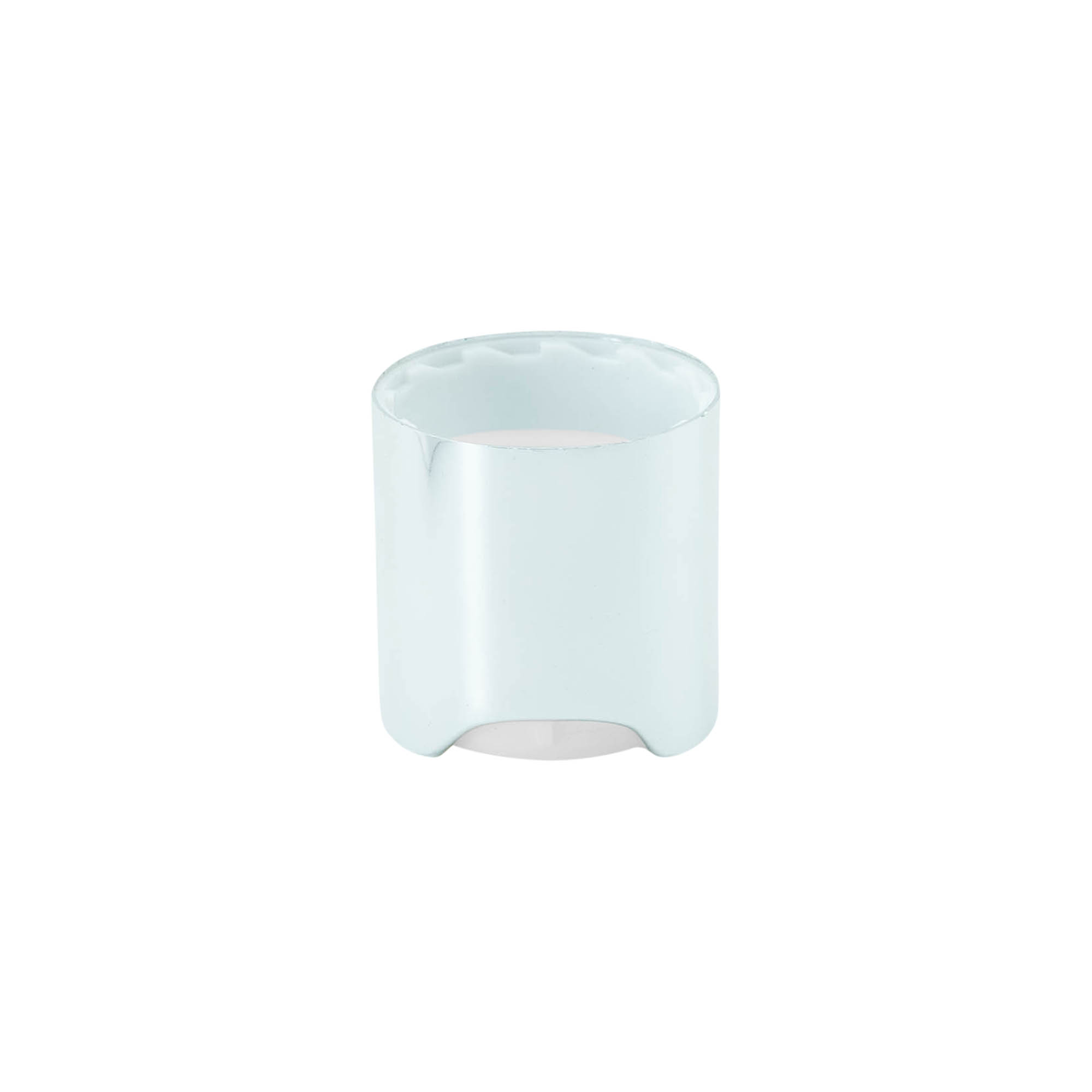 Bougage à vis Disc Top, plastique PP, argenté, pour bouchage: 24/410 Bougage à vis Disc Top, plastique PP, argenté, pour bouchage: 24/410