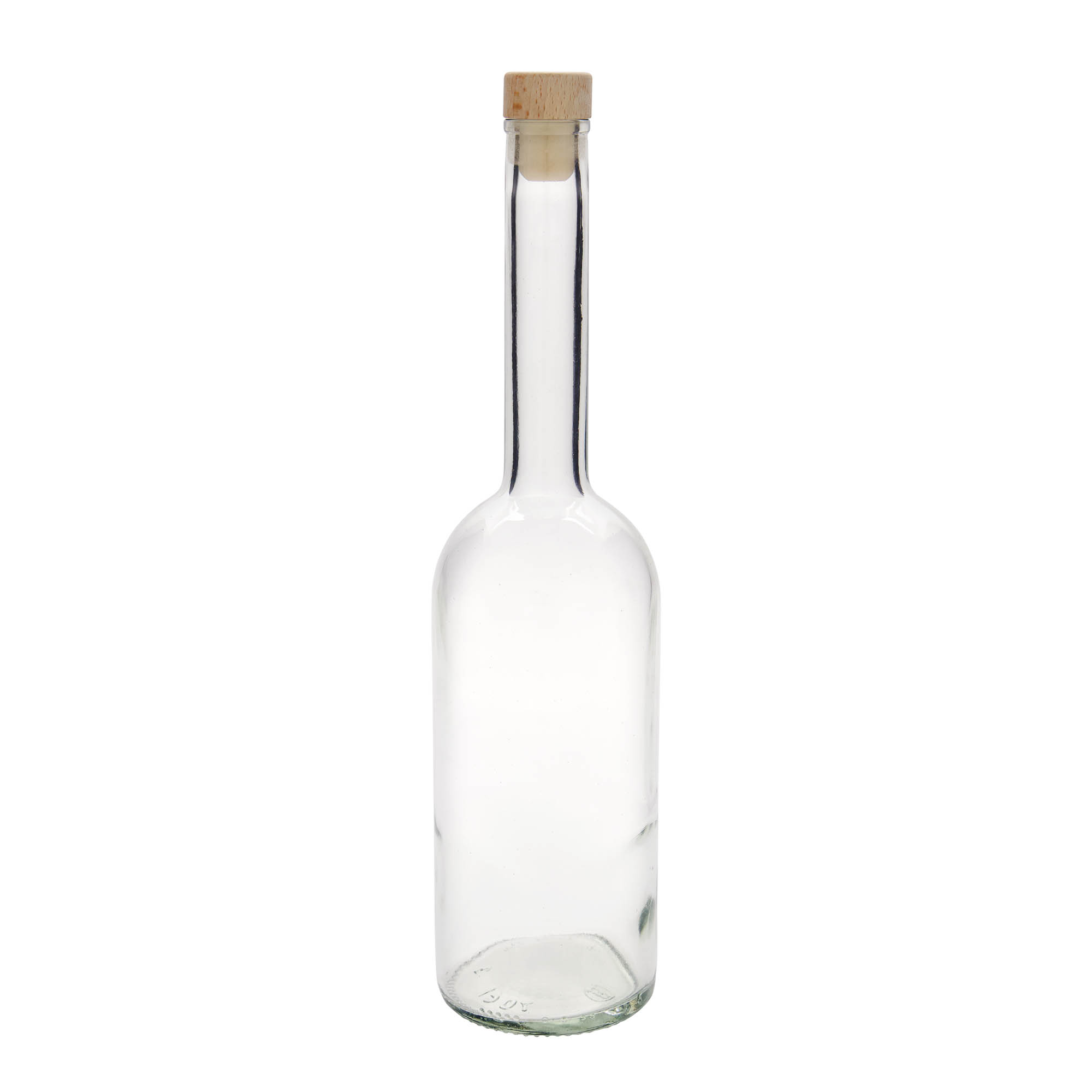 Glazen fles 'Opera', 700 ml, monding: kurk