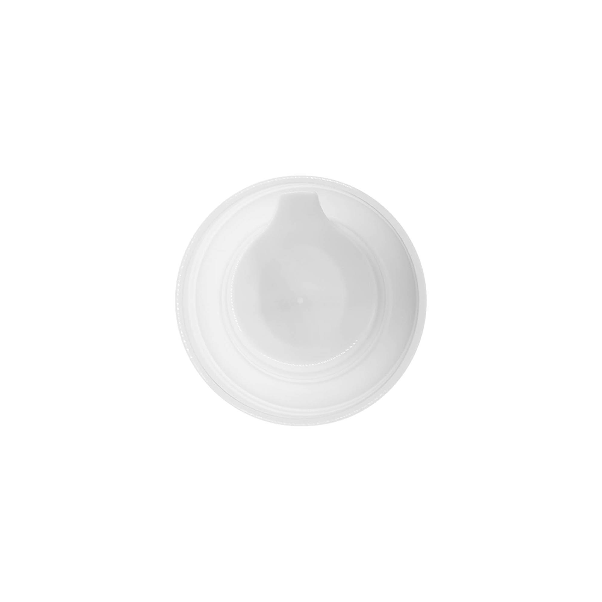 Flacon airless tête de pompe 'Mezzo', plastique PP, blanc Flacon airless tête de pompe 'Mezzo', plastique PP, blanc
