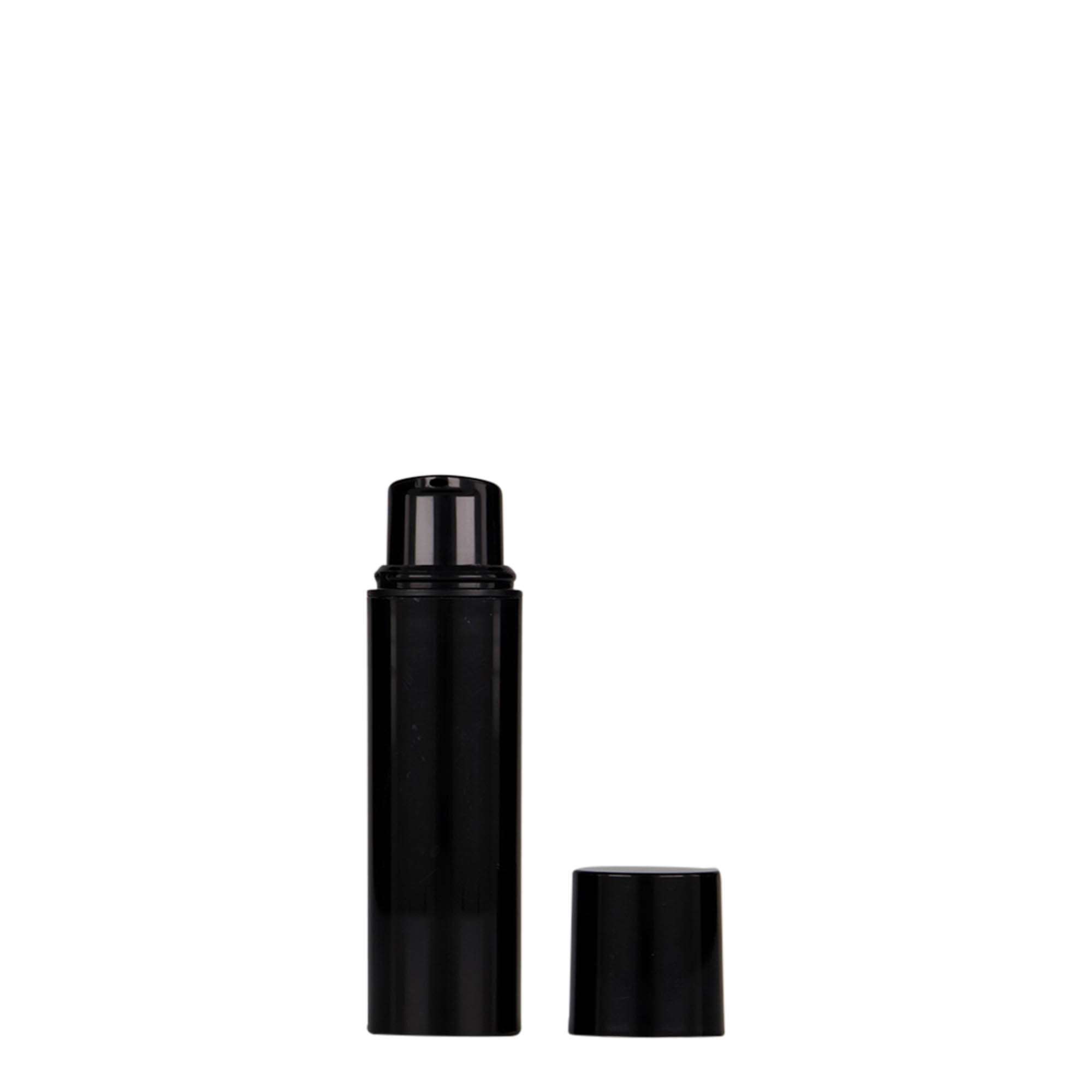 Flacon airless 10 ml 'Nano', plastique PP, noir Flacon airless 10 ml 'Nano', plastique PP, noir
