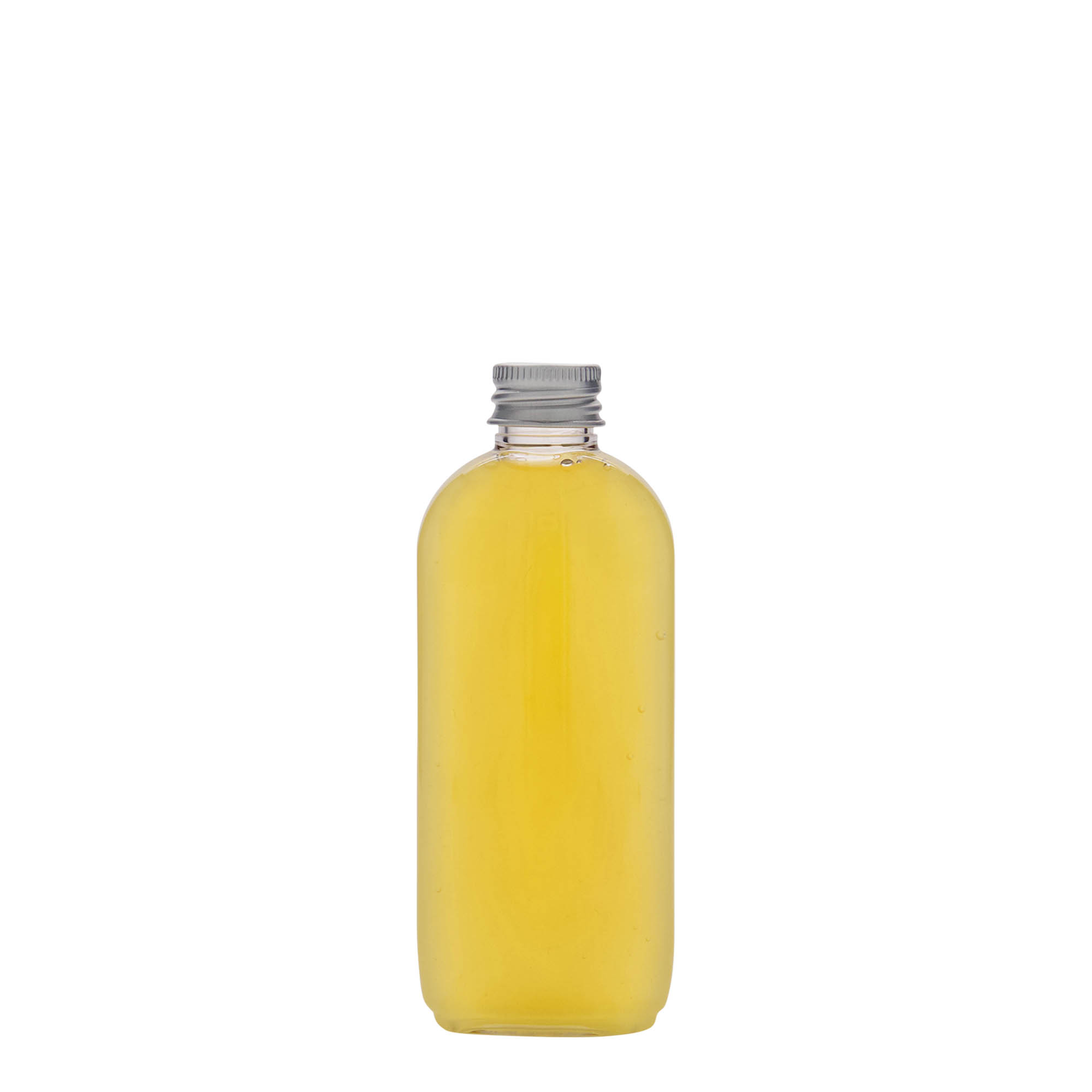 Petfles 'Iris', 100 ml, ovaal, kunststof, monding: 20/410