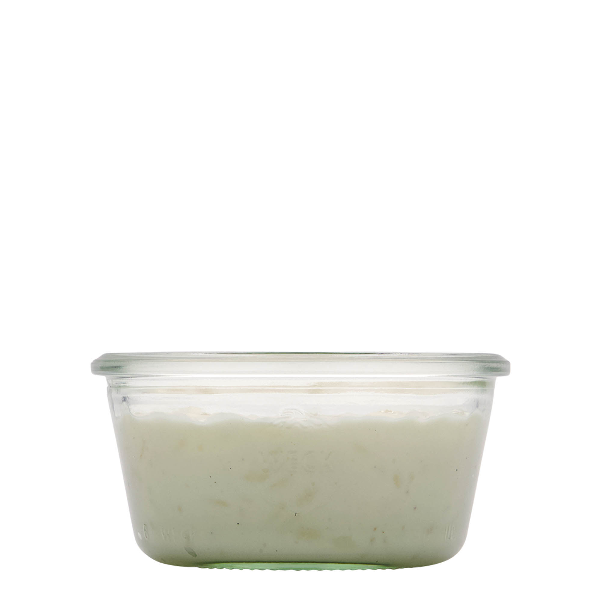 Verrine WECK 290 ml, bouchage: bords arrondis Verrine WECK 290 ml, bouchage: bords arrondis