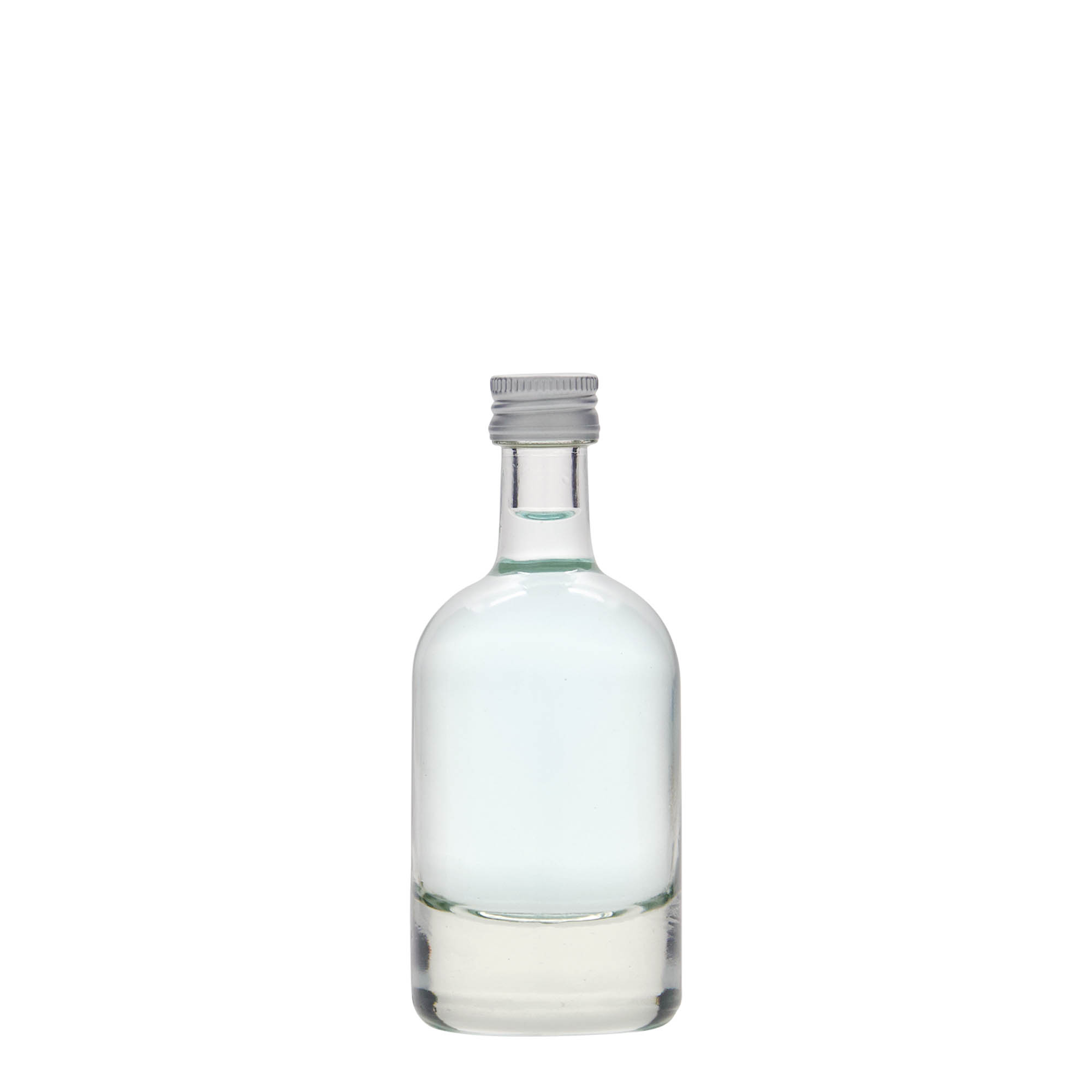 Glazen fles 'Linea Uno', 50 ml, monding: PP 18 Glazen fles 'Linea Uno', 50 ml, monding: PP 18