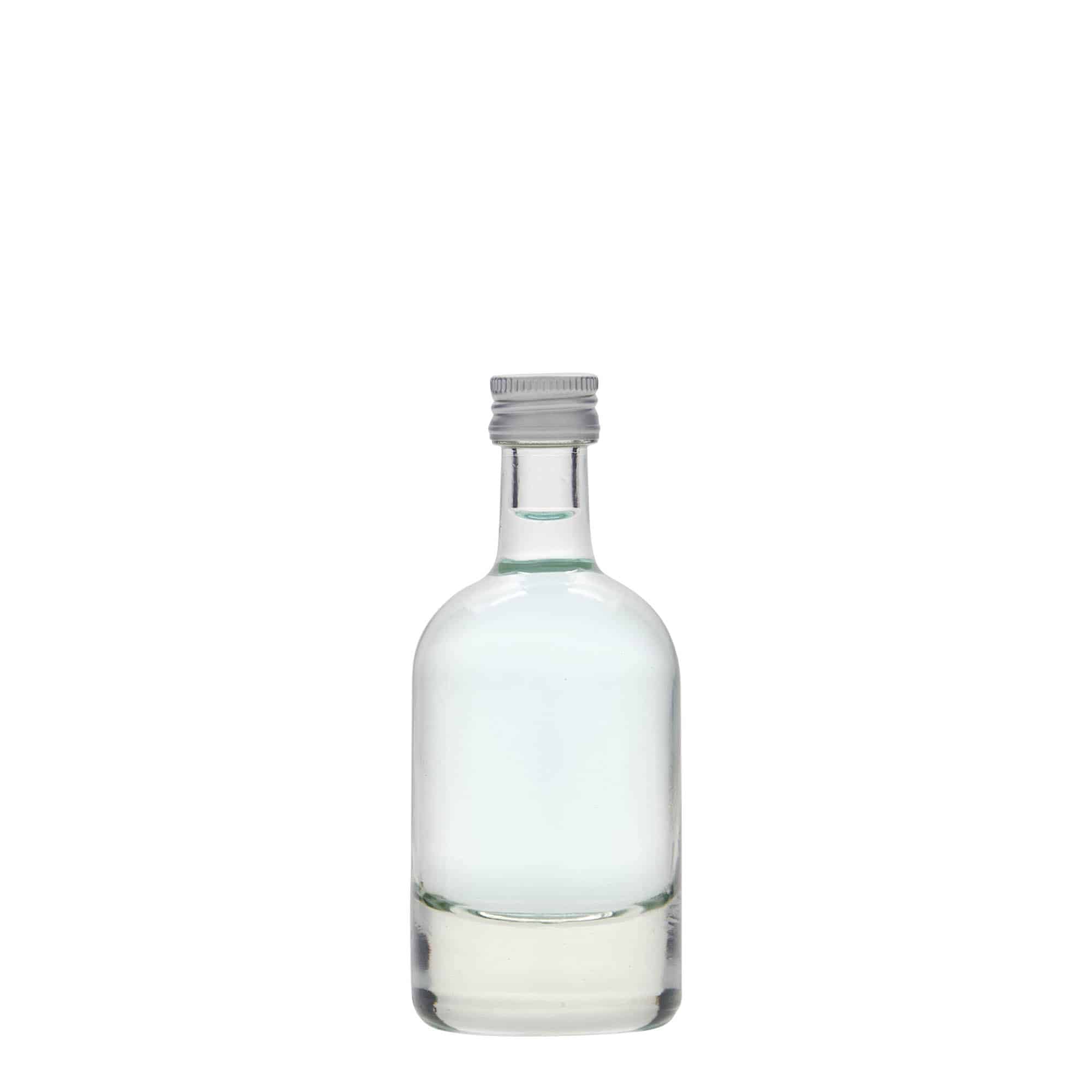 Bouteille en verre 50 ml 'Linea Uno', bouchage: PP 18