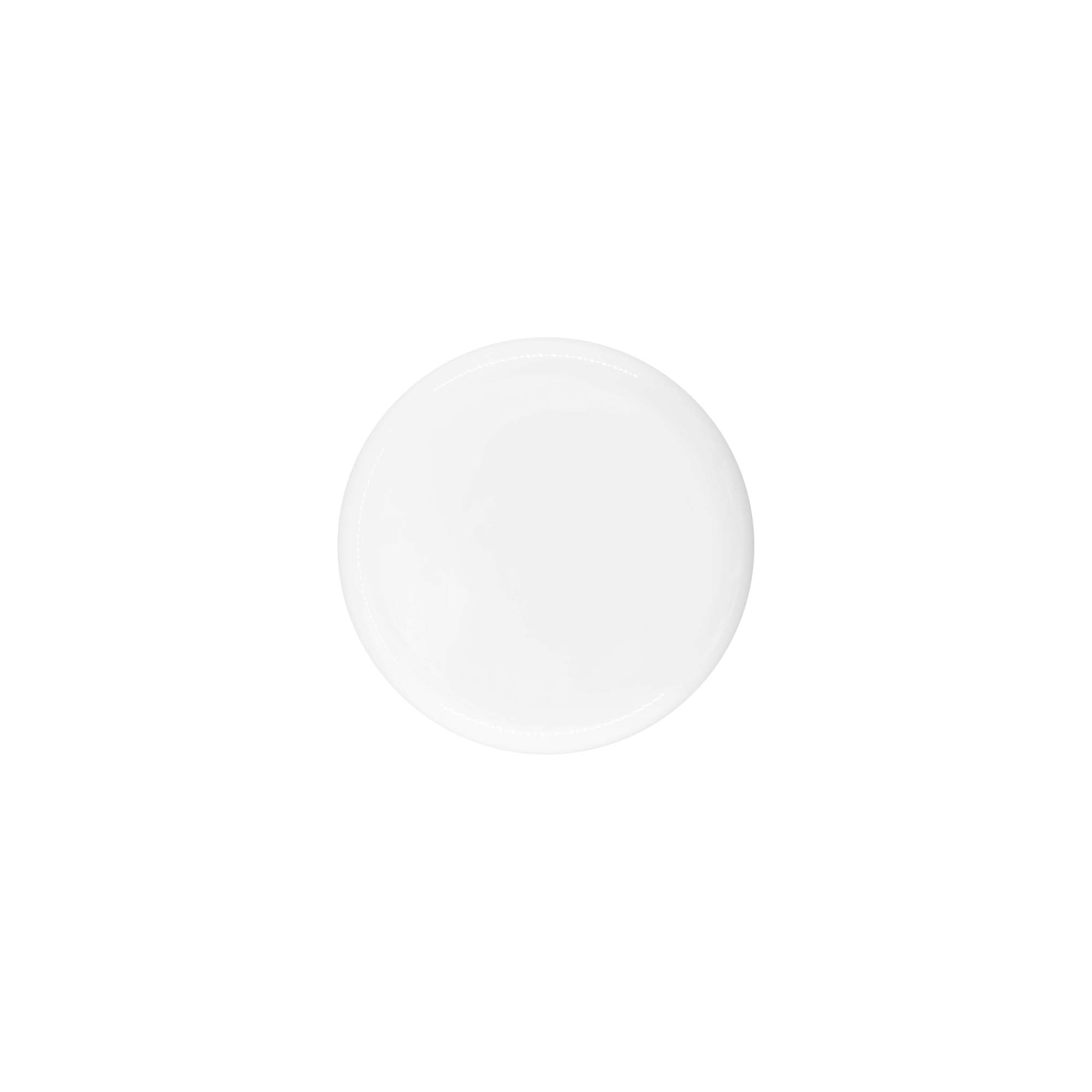 Bougage à vis pour 50 ml 'Bianca', plastique PP, blanc
