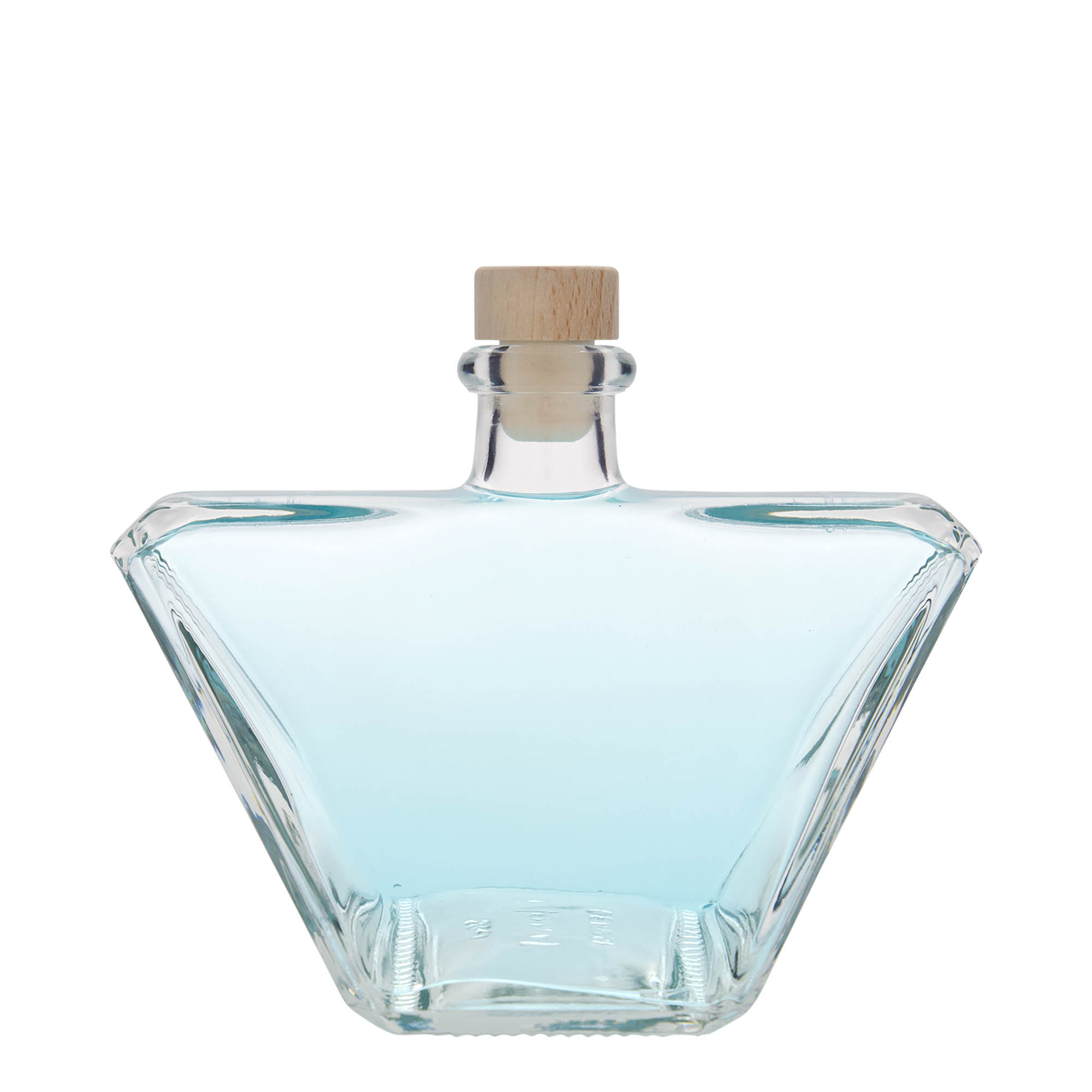 Bouteille en verre 500 ml 'Charly', rectangulaire, bouchage: bouchon Bouteille en verre 500 ml 'Charly', rectangulaire, bouchage: bouchon