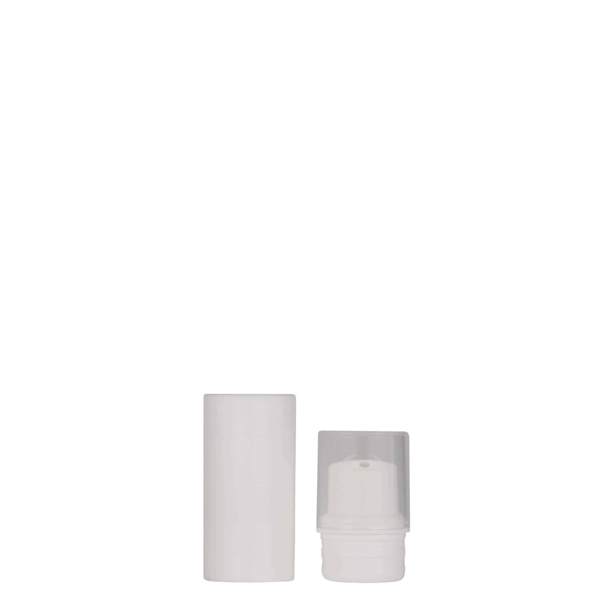 Flacon airless 5 ml 'Nano', plastique PP, blanc
