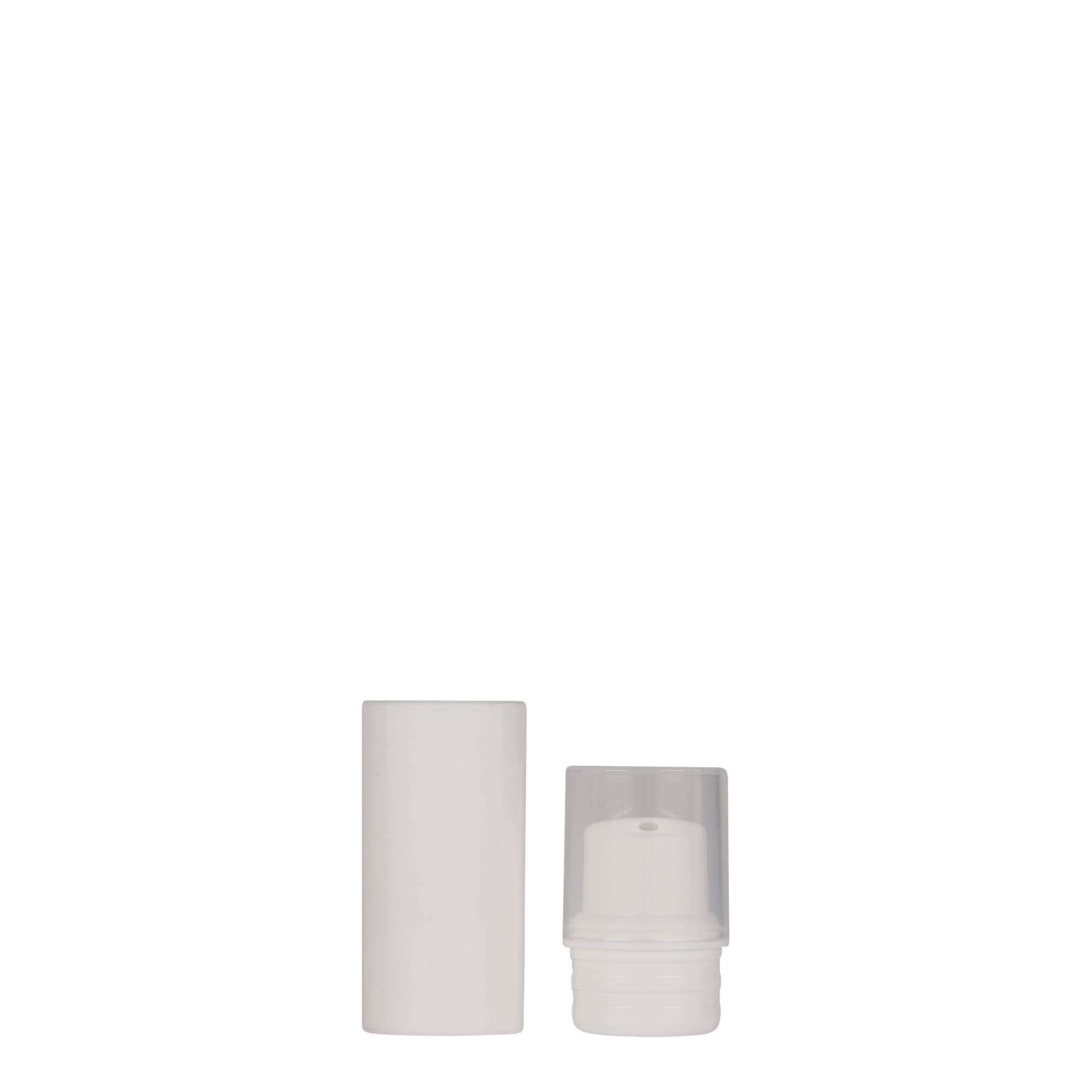 Flacon airless 5 ml 'Nano', plastique PP, blanc Flacon airless 5 ml 'Nano', plastique PP, blanc