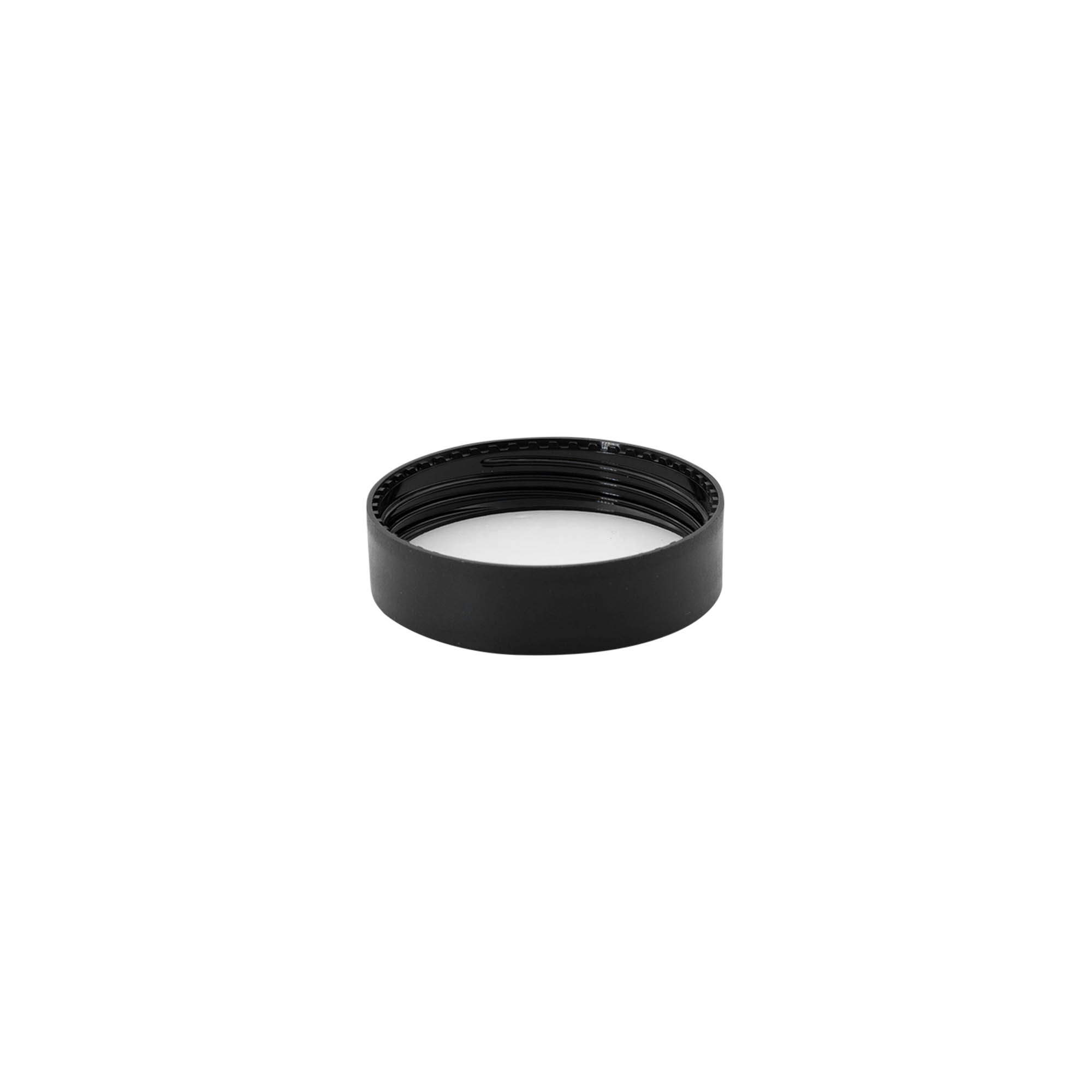 Bougage à vis pour 30 ml 'Antonella', plastique PP, noir Bougage à vis pour 30 ml 'Antonella', plastique PP, noir