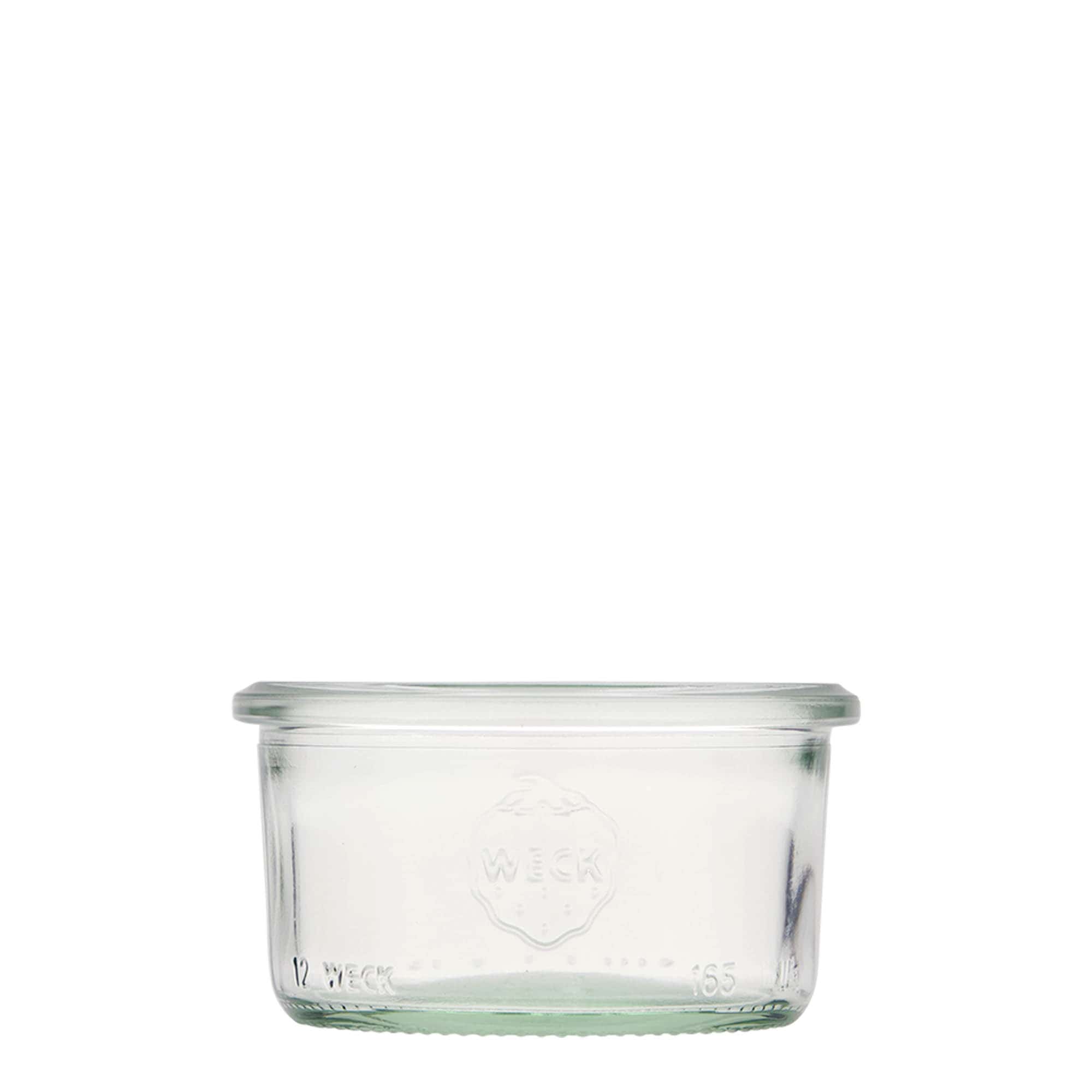 Verrine WECK 165 ml, bouchage: bords arrondis
