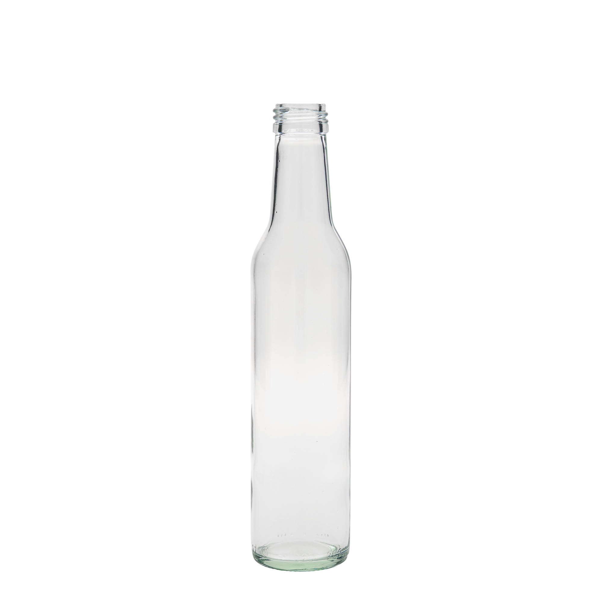 Glazen fles 'Cilindrica', 250 ml, monding: PP 28