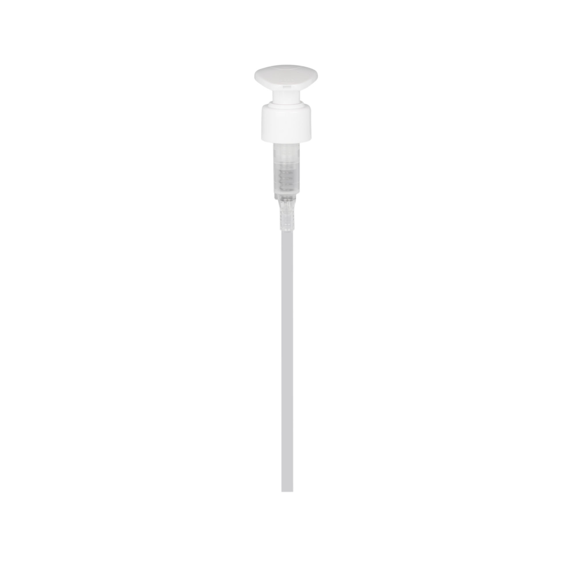 Bougage à vis avec pompe distributrice, plastique PP, blanc, pour bouchage: 24/410 Bougage à vis avec pompe distributrice, plastique PP, blanc, pour bouchage: 24/410