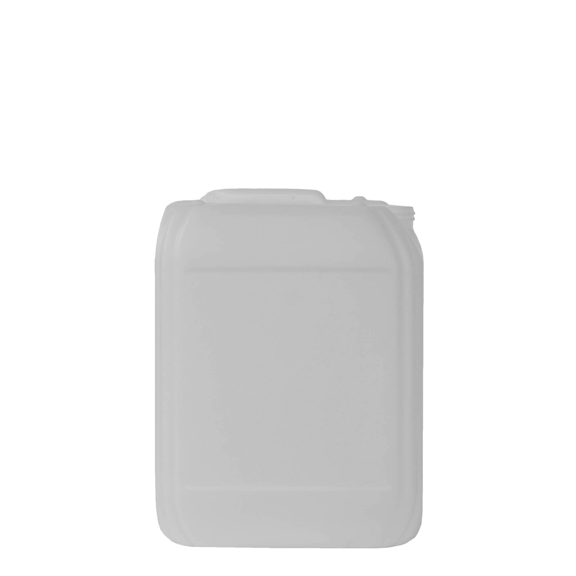 Jerrycan, 10 l, rechthoekig, HDPE-kunststof, naturel, monding: ND 55 Jerrycan, 10 l, rechthoekig, HDPE-kunststof, naturel, monding: ND 55