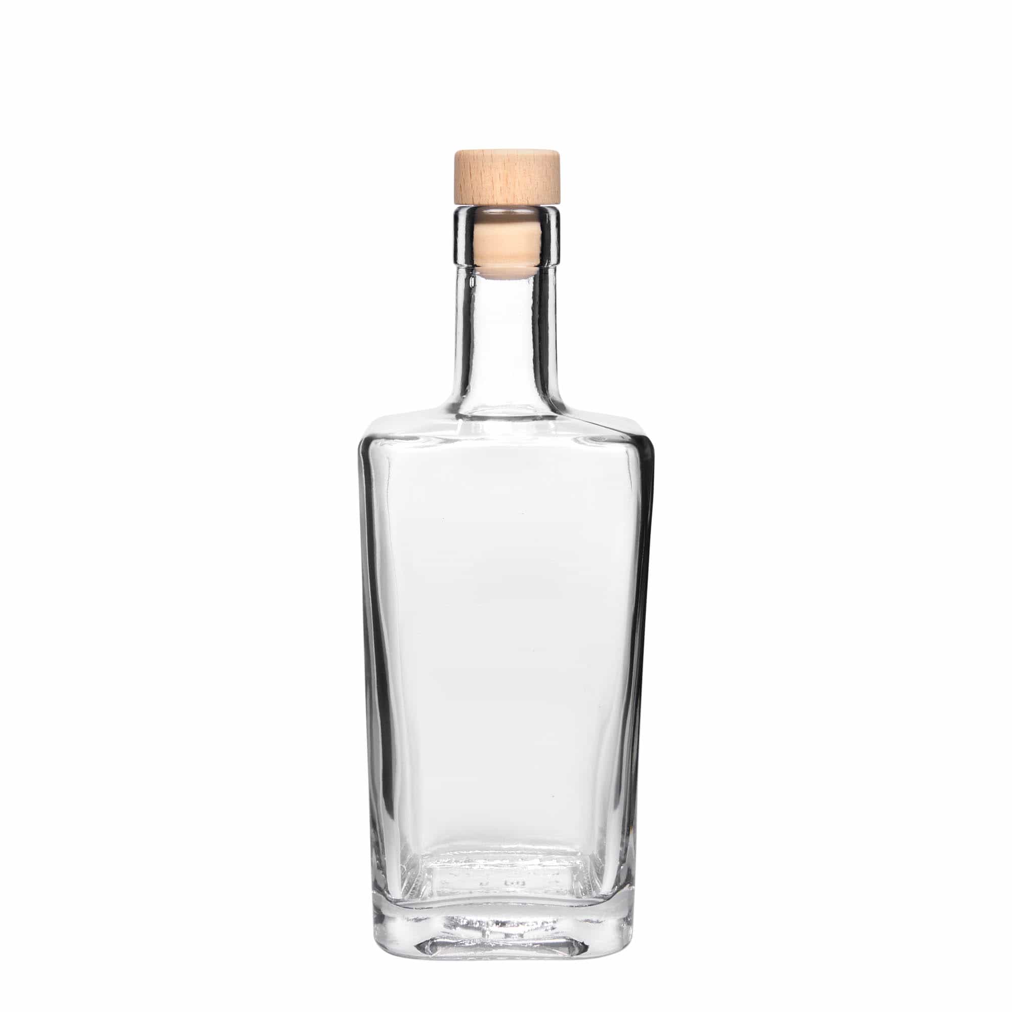 Bouteille en verre 500 ml « Noël », carrée, bouchage: bouchon