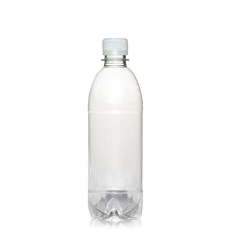 Bouteille en PET universelle 500 ml , plastique, bouchage: PCO28 Bouteille en PET universelle 500 ml , plastique, bouchage: PCO28