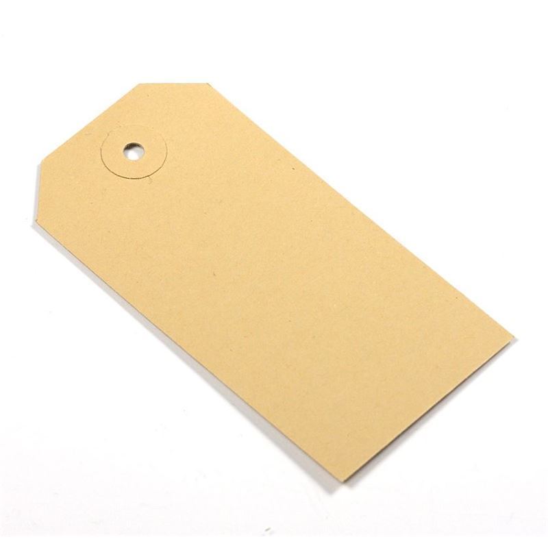 Étiquette à suspendre rectangulaire, brun Étiquette à suspendre rectangulaire, brun