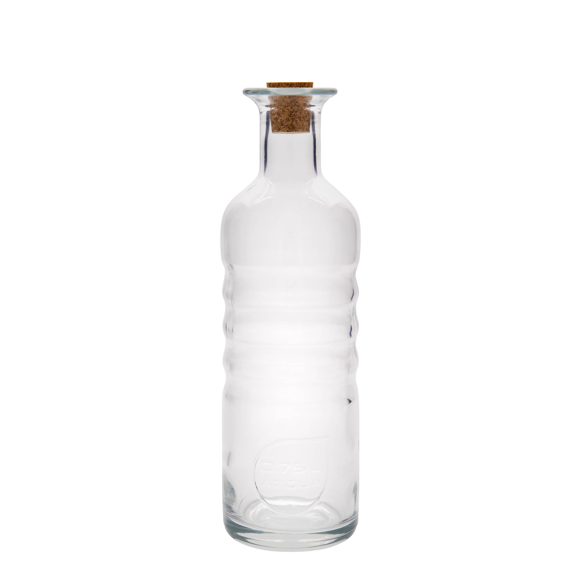 Glazen fles 'Optima Acqua', 750 ml, monding: kurk Glazen fles 'Optima Acqua', 750 ml, monding: kurk