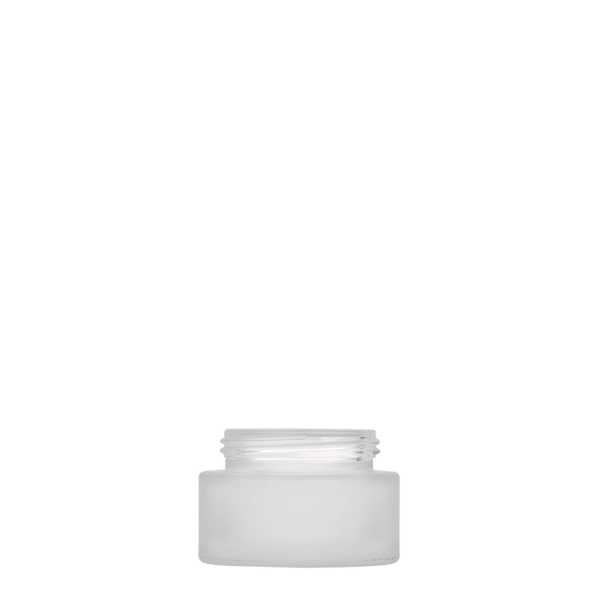 Potje 'Platin Edition', 15 ml, glas, gematteerd, monding: schroefsluiting Potje 'Platin Edition', 15 ml, glas, gematteerd, monding: schroefsluiting