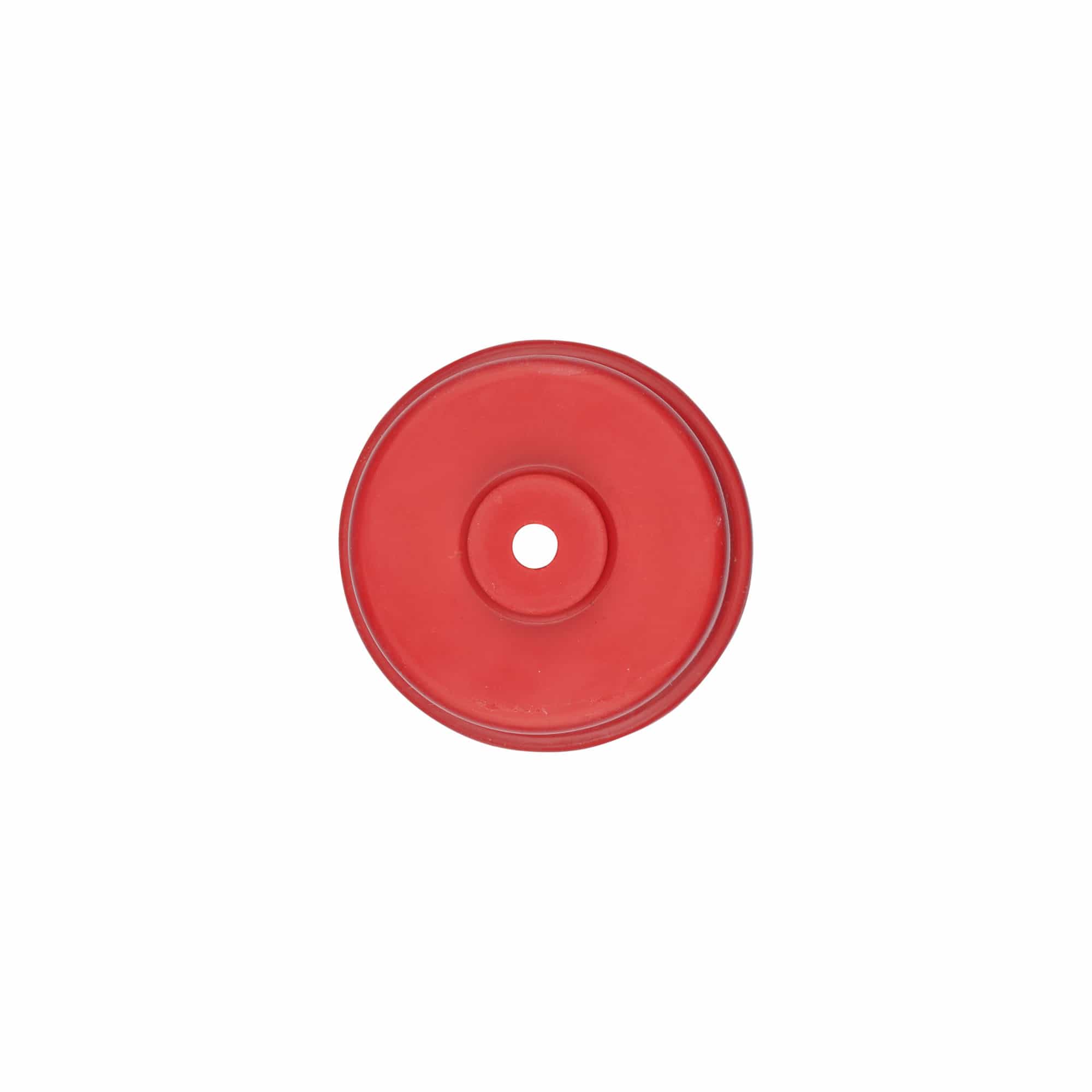 Capsule de foulage type 5, caoutchouc, rouge